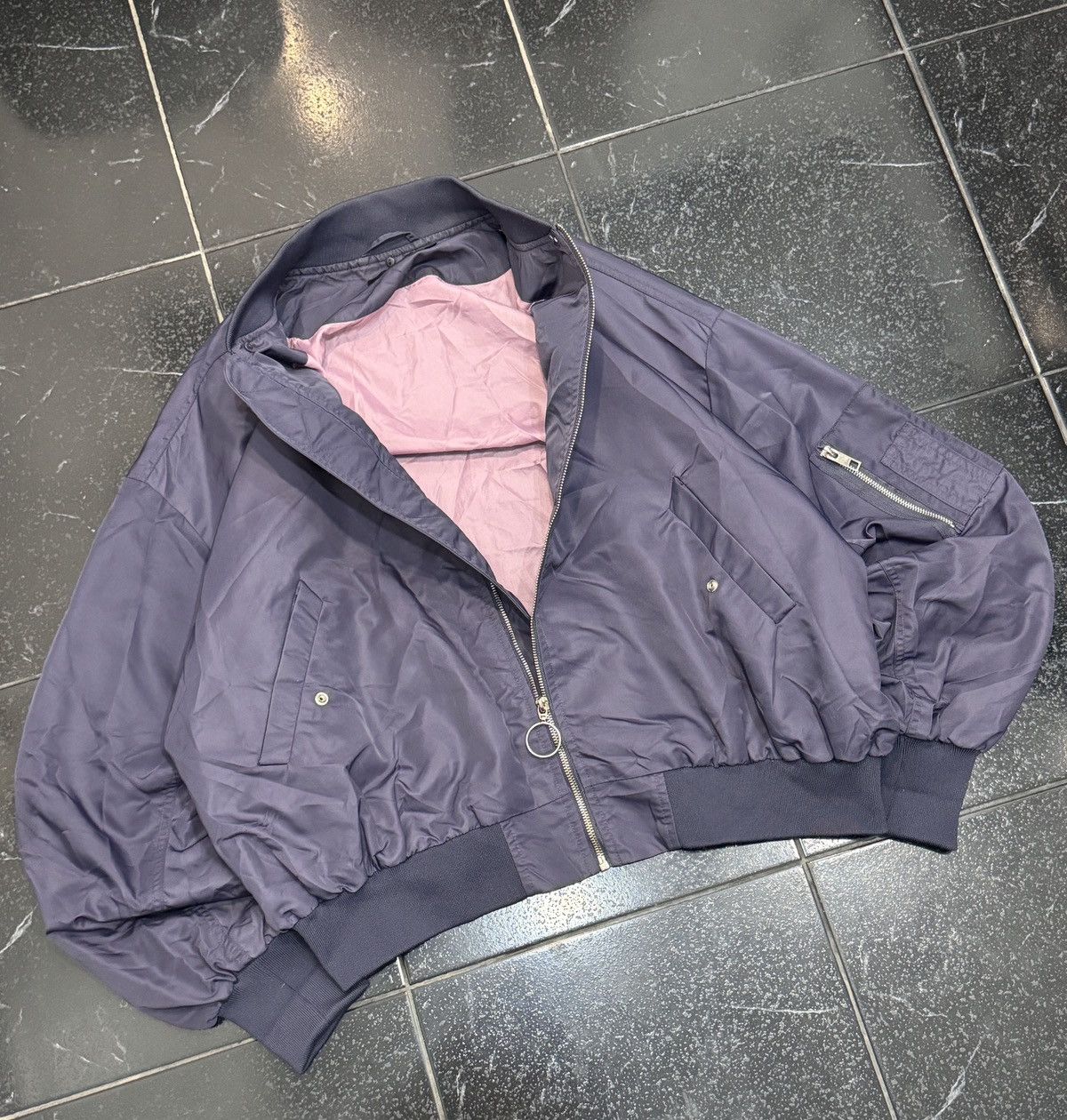 Vintage Purple bomber Size US M / EU 48-50 / 2 - 4 Thumbnail