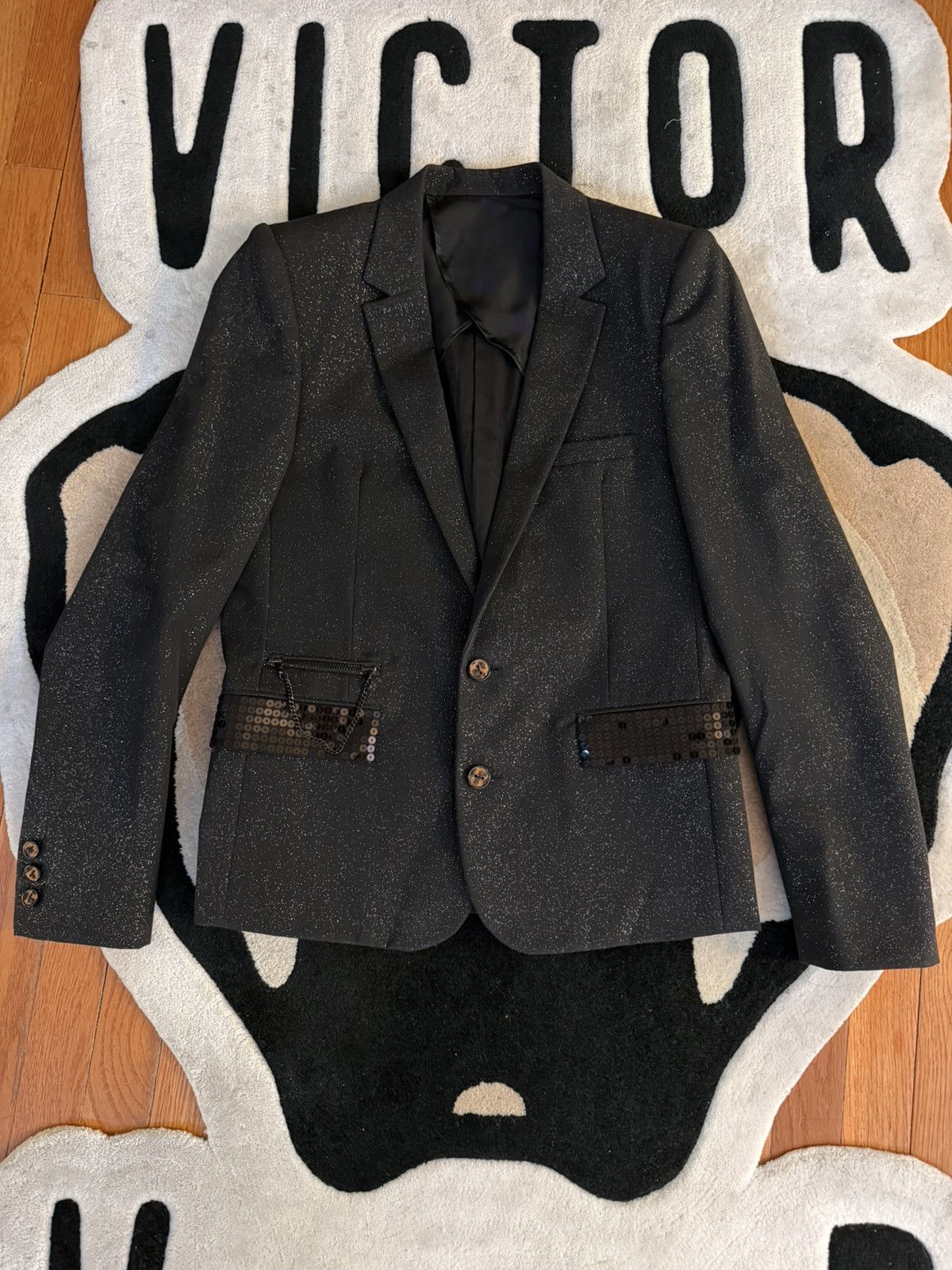 Number (N)ine 06SS Rose Pattern Inner Blazer