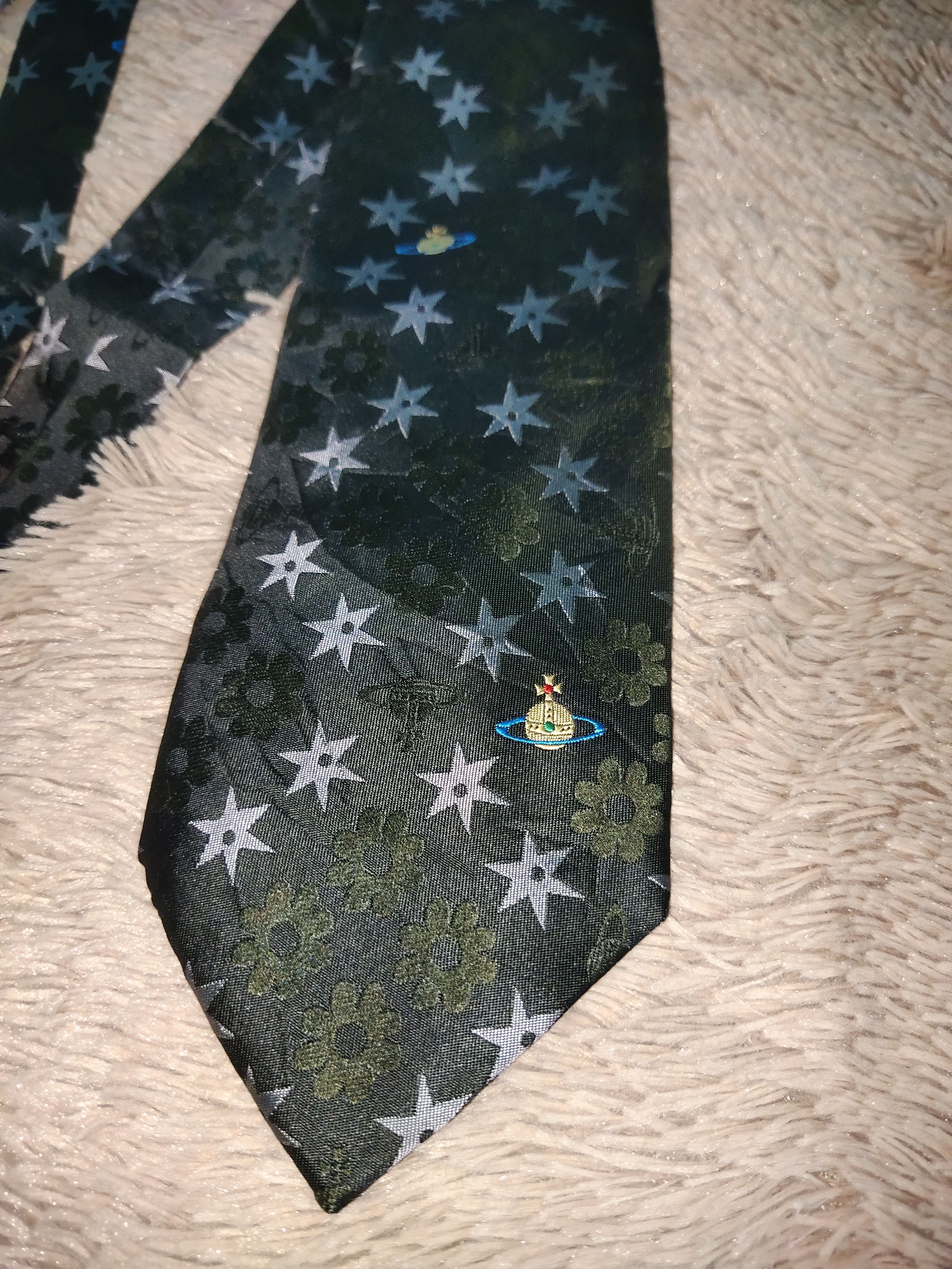 Vivienne Westwood Vivienne Westwood Silk Tie Star Logo Size ONE SIZE - 5 Thumbnail