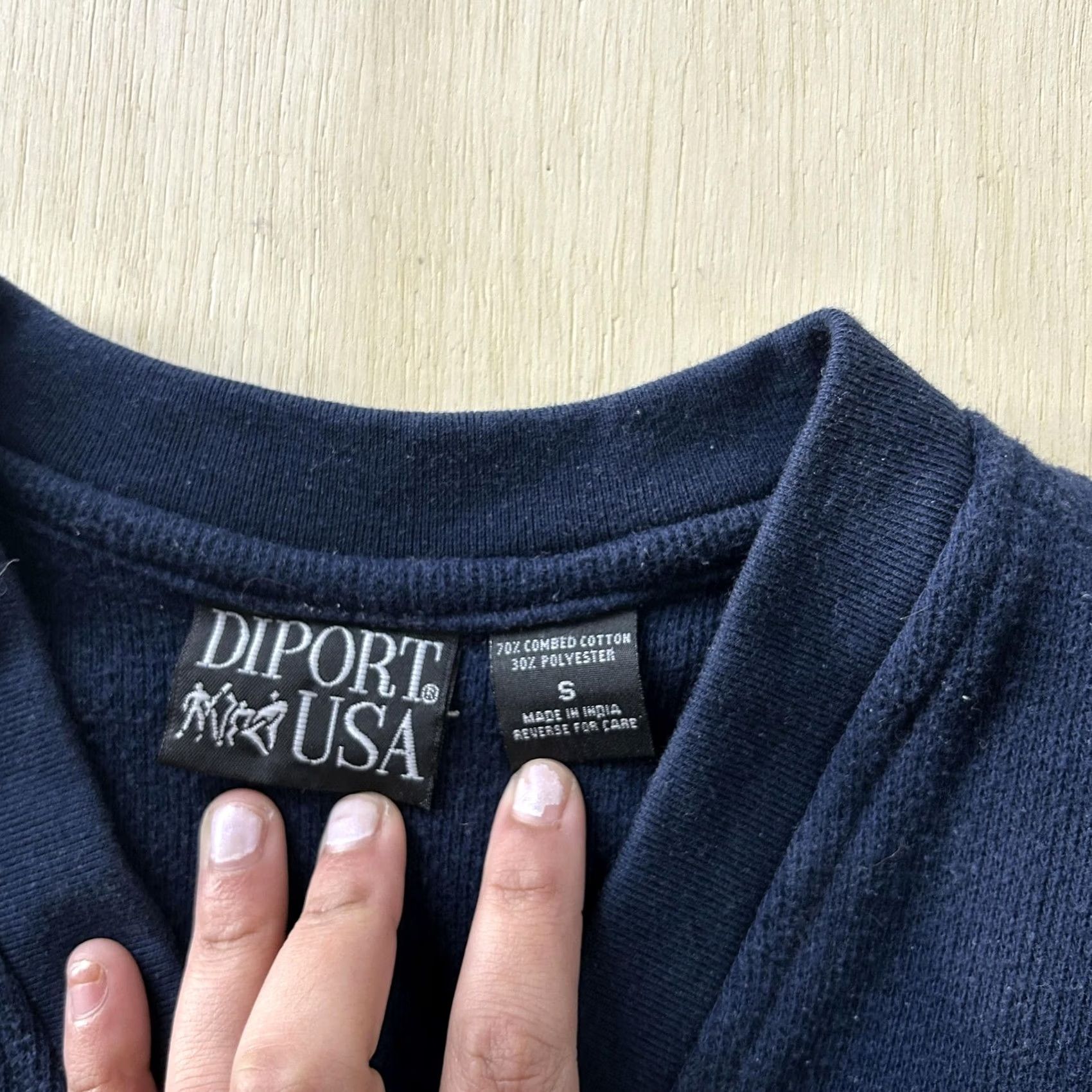 Logo 7 DIPORT USA Sweater Vest Mens S Blue V Neck Knit Windrift Avalon Logo Size US S / EU 44-46 / 1 - 3 Thumbnail