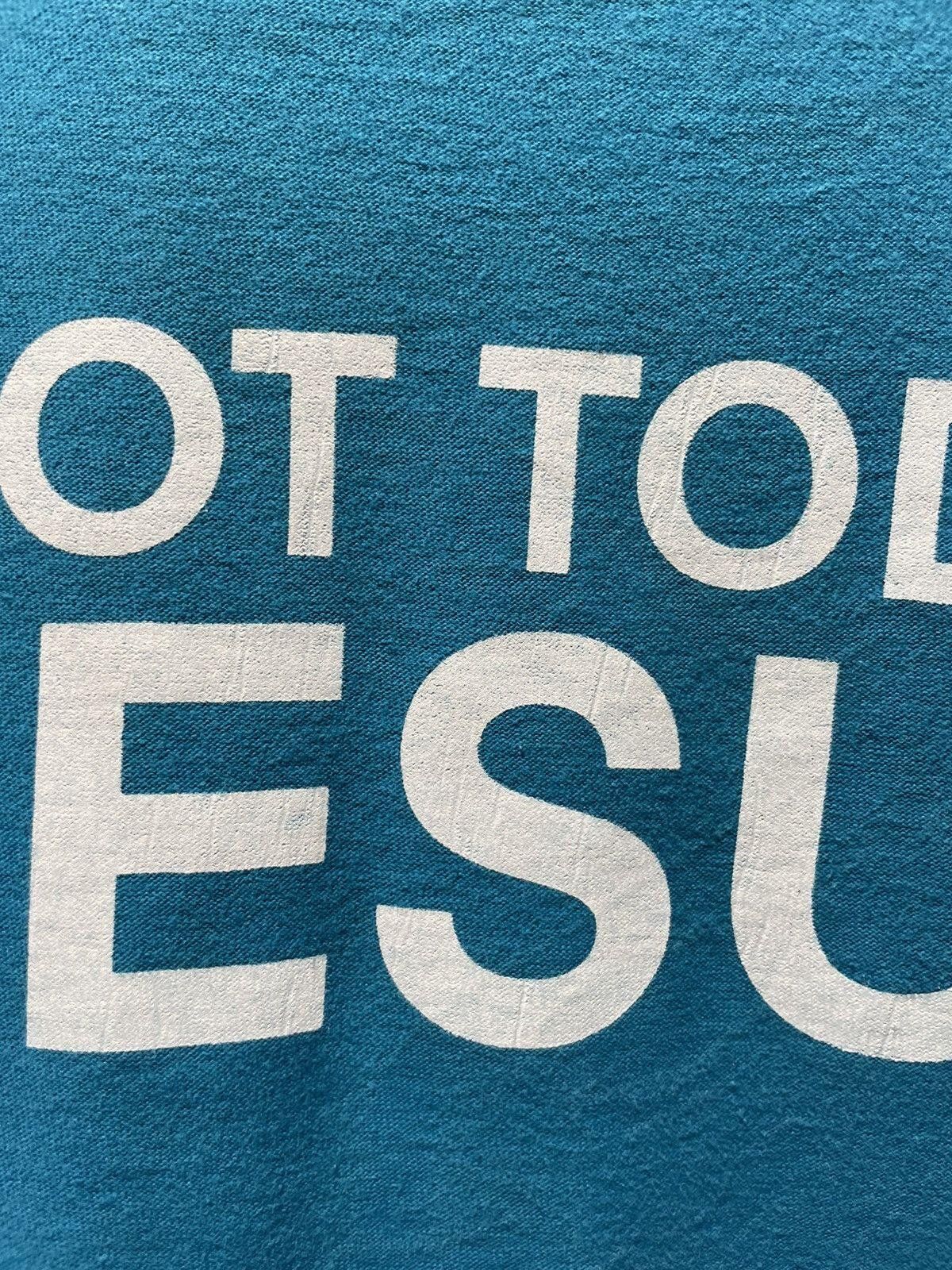 Vintage NOT TODAY JESUS metal thrashed grunge distressed punk rock Size US XL / EU 56 / 4 - 3 Thumbnail
