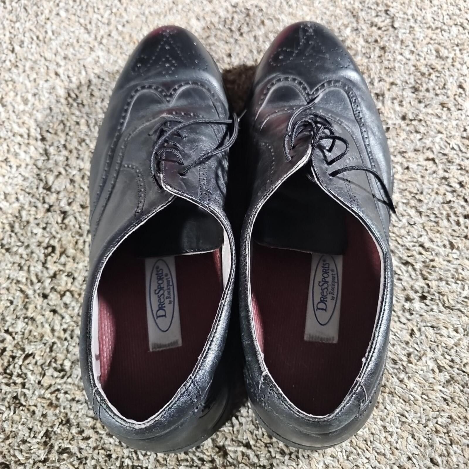 Rockport Dresssports By Rockport 14W Wingtip Black Dress Shoes Size US 14 / EU 47 - 5 Thumbnail
