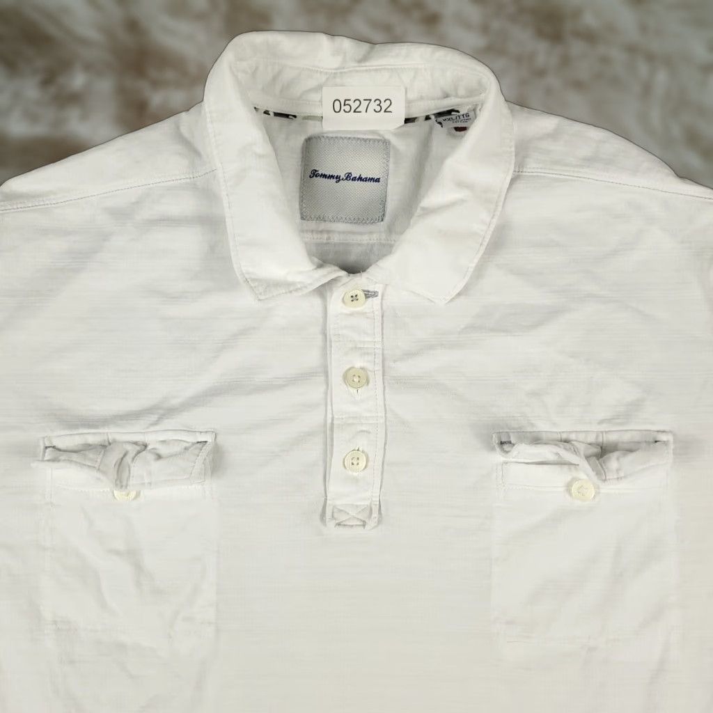 Tommy Bahama Tommy Bahama Polo Shirt Mens Size 2XL White Short Sleeve Cotton Blend Classic Casual Polo Mens 2XL White Polo Shirt Size US XXL / EU 58 / 5 - 1 Thumbnail