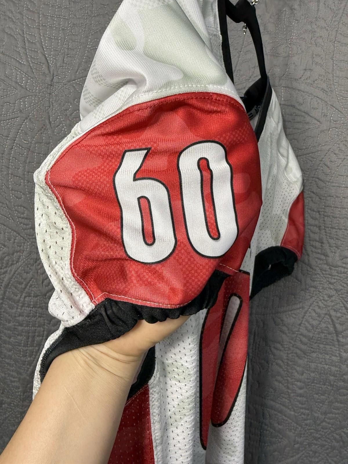 Adidas Adidas Sample Louisville Cardinals Football Jersey #60 Size ONE SIZE - 4 Thumbnail