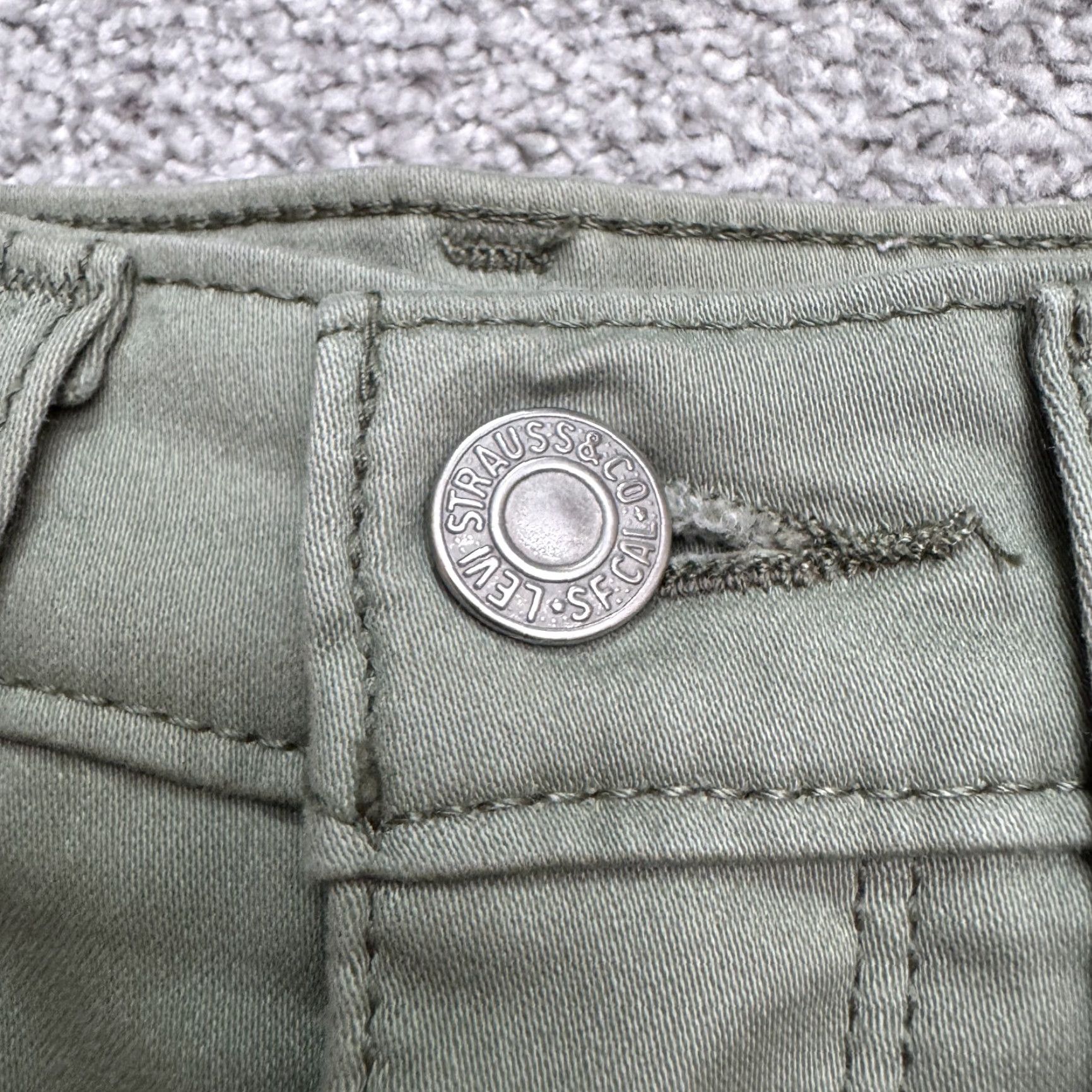 Levi's Levi's 311 Shaping Skinny Jeans Womens 27 Green Mid Rise Denim Stretch City Outdoor Vintage No Size 27" / US 4 / IT 40 - 3 Thumbnail