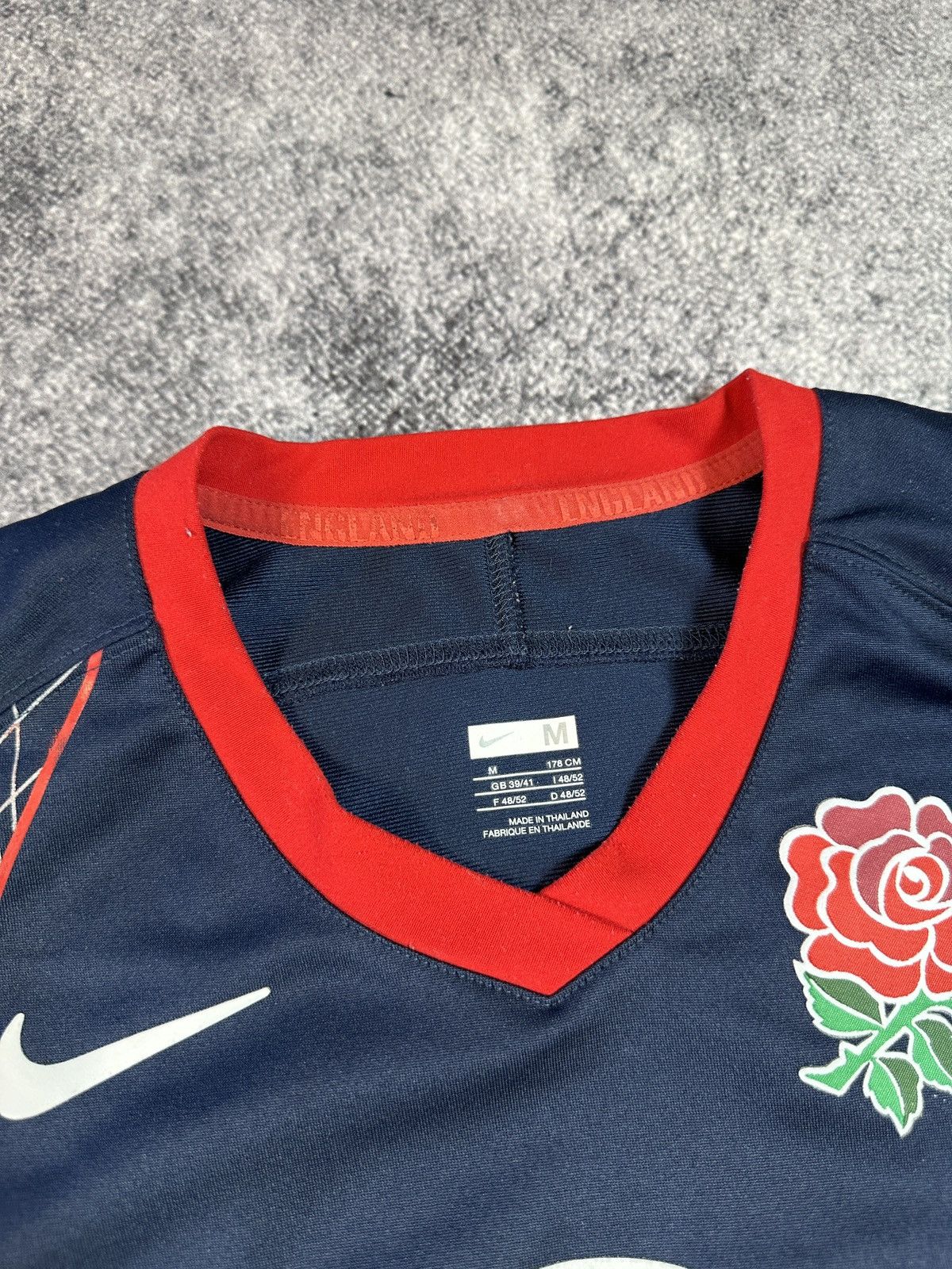 Nike × Vintage vintage Nike England O2 Rugby Streetwear rare Jersey VTg M Size US M / EU 48-50 / 2 - 3 Thumbnail