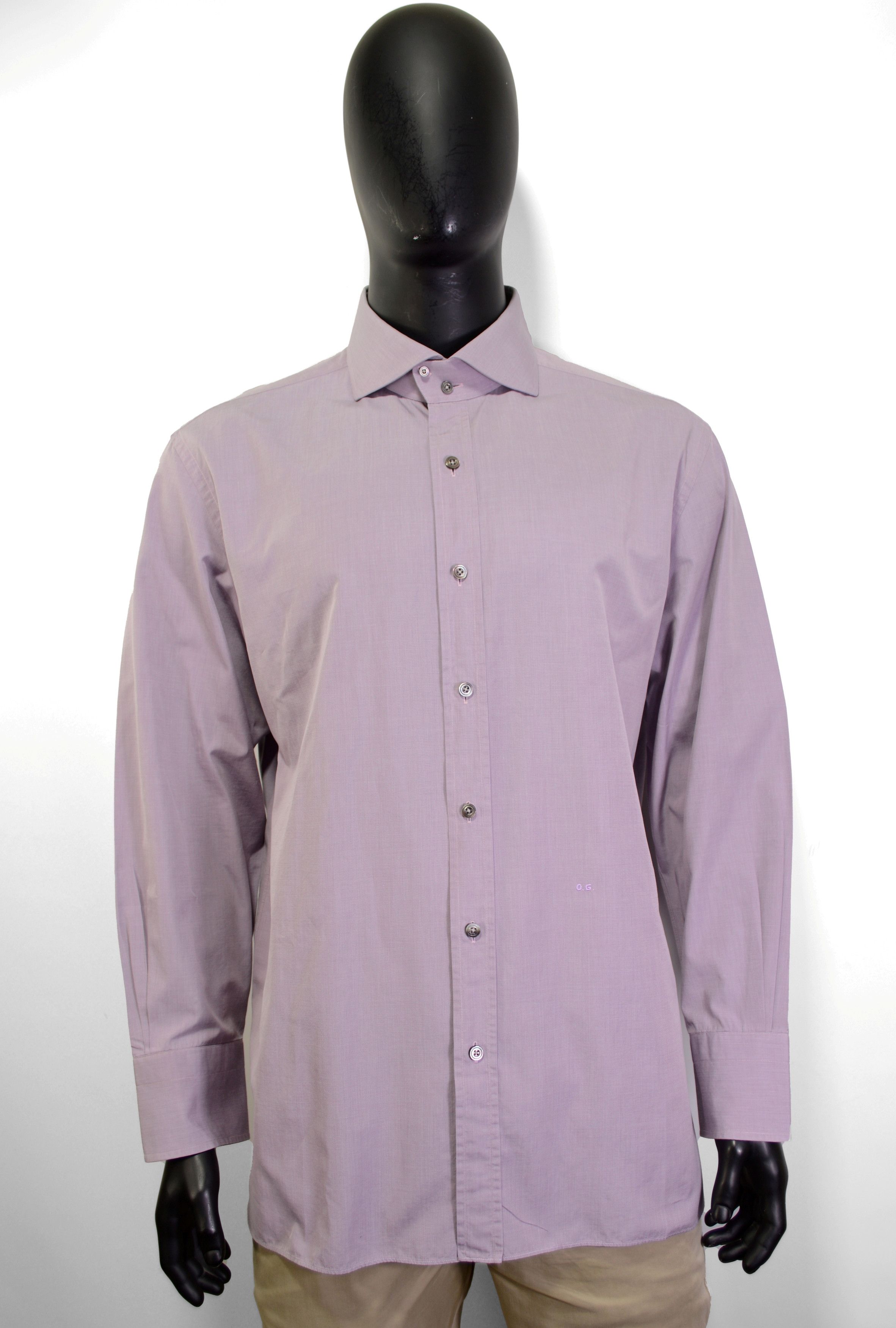 Tom Ford MTO Amazing Men's Tom Ford Shirt 48 Purple Cotton Italy Size US XXL / EU 58 / 5 - 1 Thumbnail