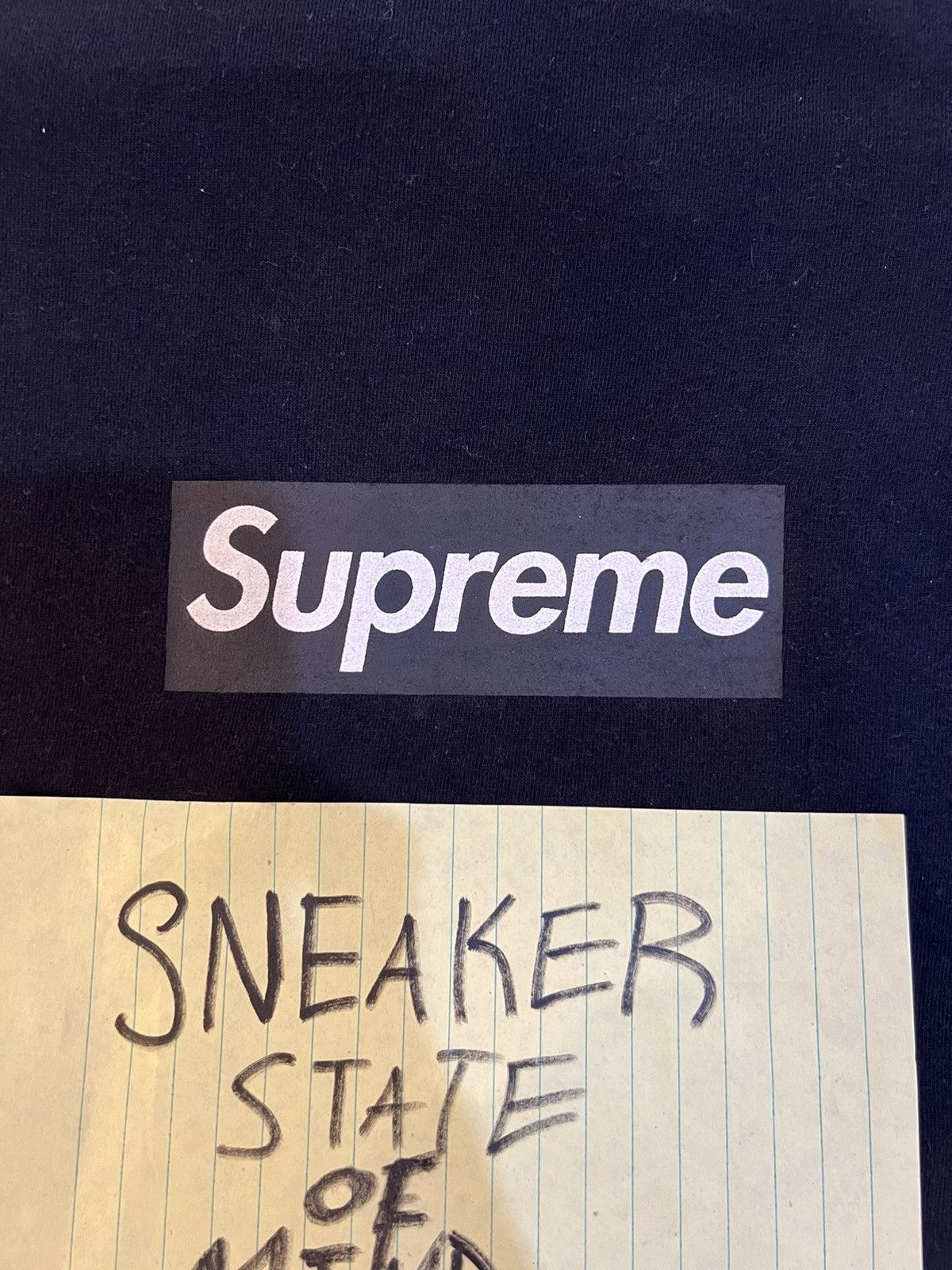Neighborhood × Supreme Supreme x NBHD Black on Black Box Logo Tee Size US L / EU 52-54 / 3 - 4 Thumbnail
