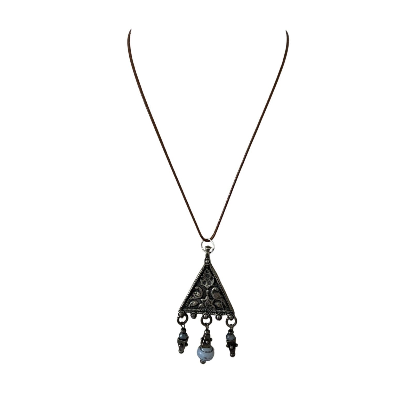 Handmade tribal pendant necklace Size ONE SIZE - 1 Thumbnail
