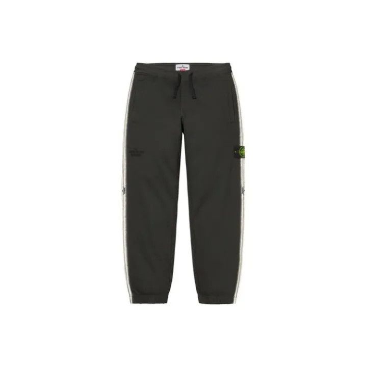 Stone Island Supreme x Stone Island Stripe Sweatpant Size US 26 / EU 42 - 1 Thumbnail