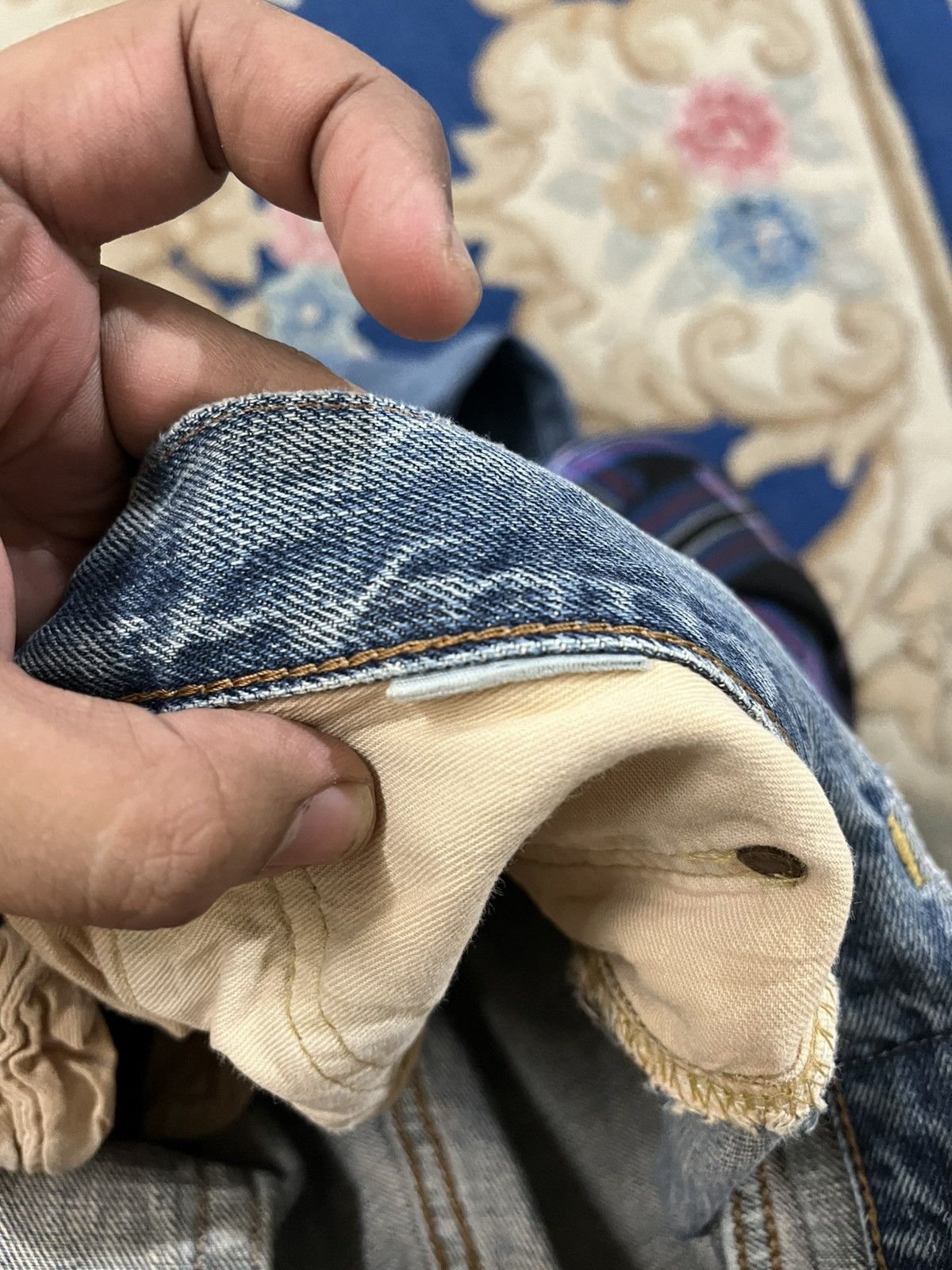 Edwin Vintage Edwin 505X Selvedge Baggy Denim Size US 35 - 9 Thumbnail