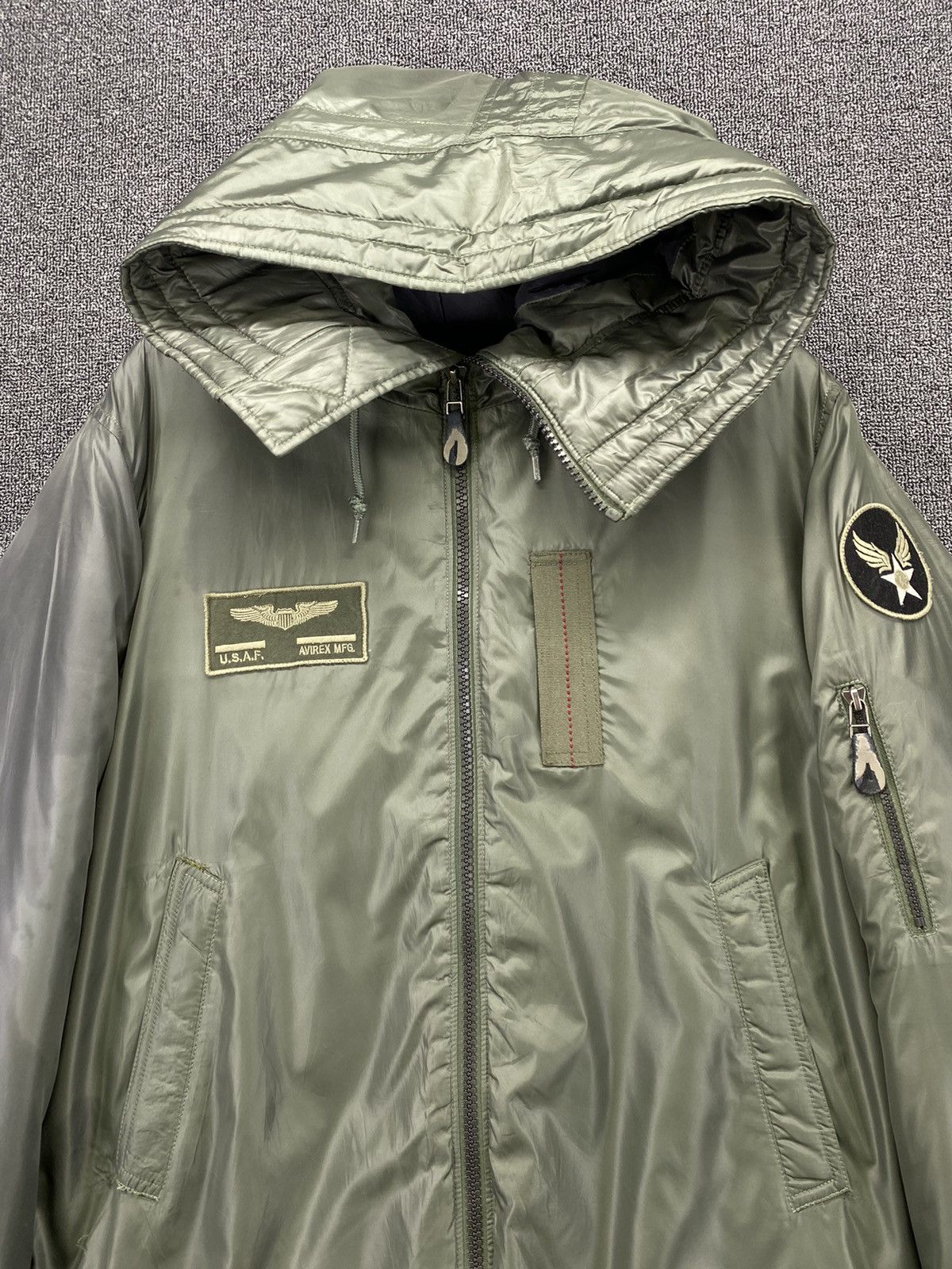Avirex × Vintage Vintage Avirex Us Air Force Down Jacket Size US XL / EU 56 / 4 - 9 Thumbnail