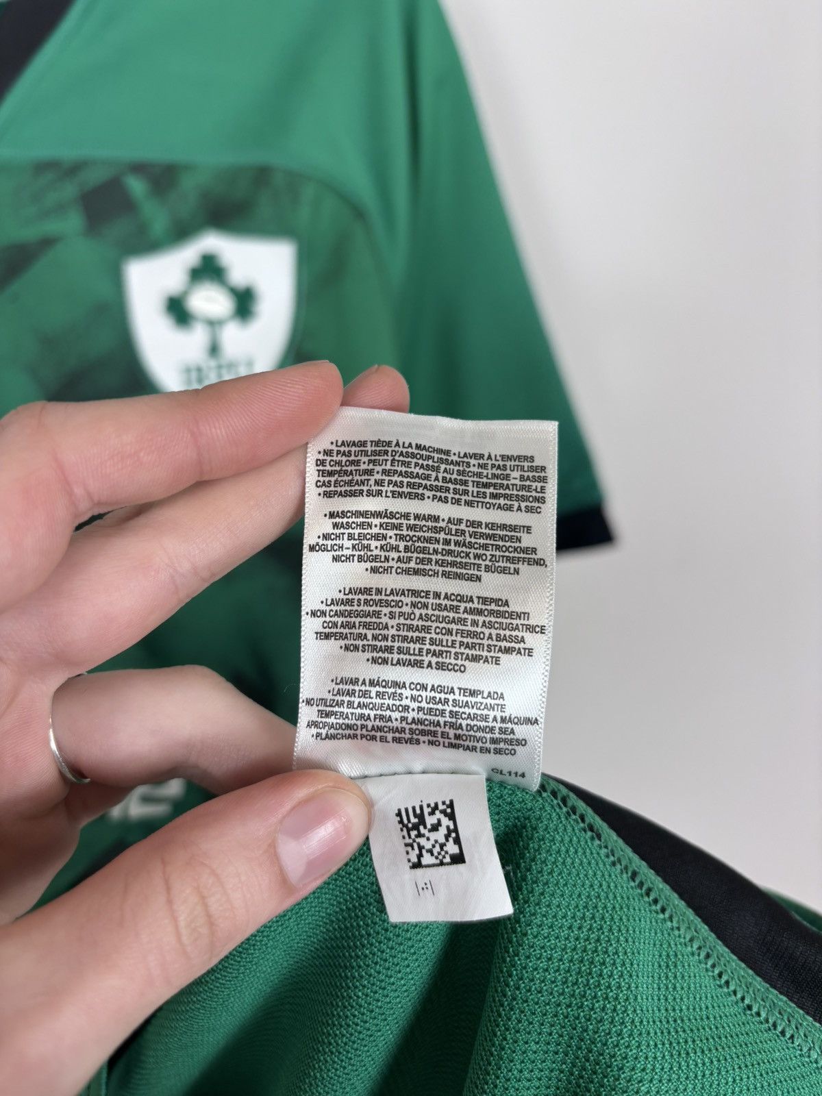 Canterbury of New Zealand Canterbury Ireland Rugby Union IRFU 2020/21 Jersey Shirt Size US L / EU 52-54 / 3 - 14 Thumbnail