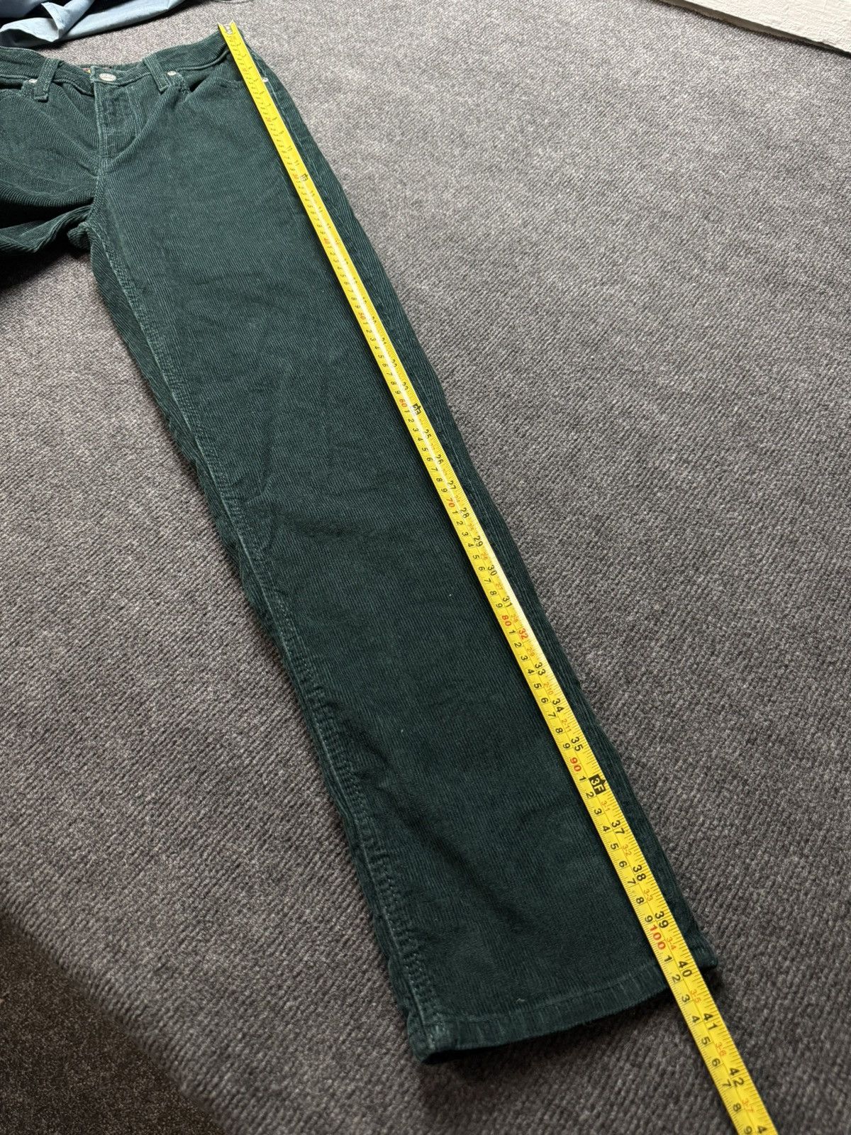 Lee 00s Lee CAROL Corduroy Pants Green Straight Y2K Women W27 Size 27" / US 4 / IT 40 - 18 Thumbnail