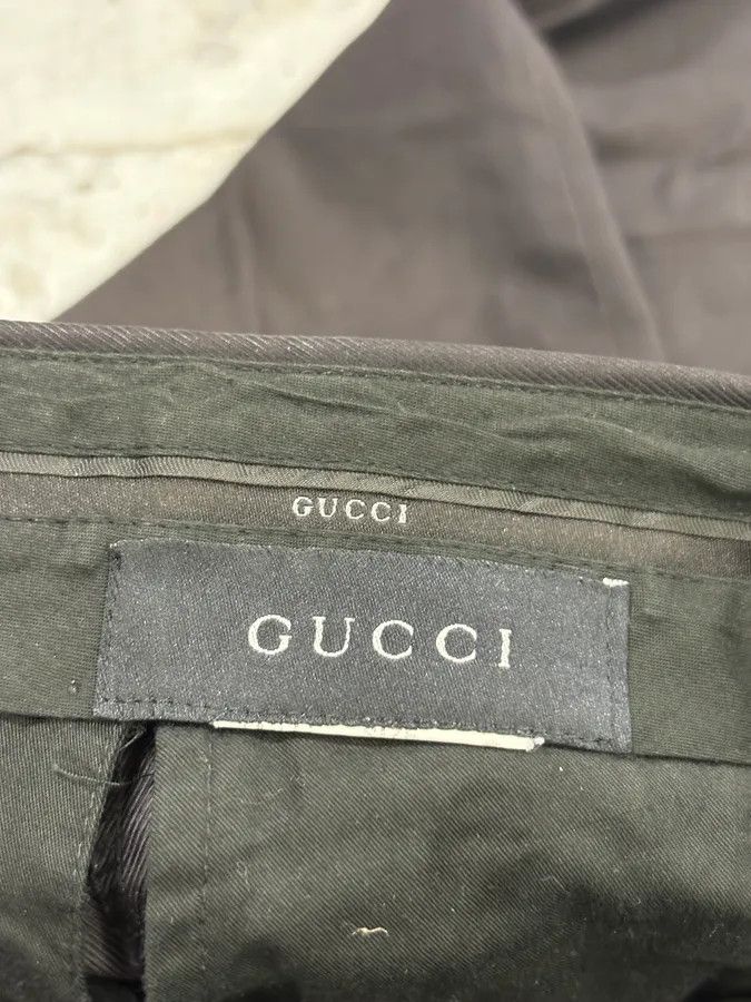 Gucci 2010s Gucci Black Minimalist Pants Size US 32 / EU 48 - 9 Thumbnail