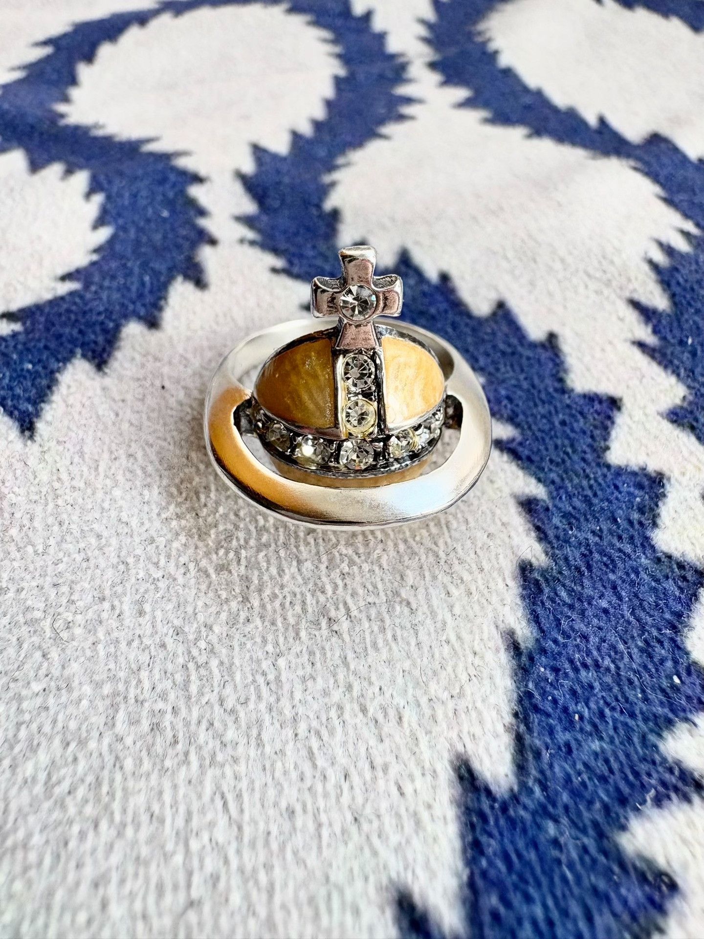 Vivienne Westwood Vivienne Westwood Vintage Yellow Saturn Ring Size ONE SIZE - 1 Thumbnail