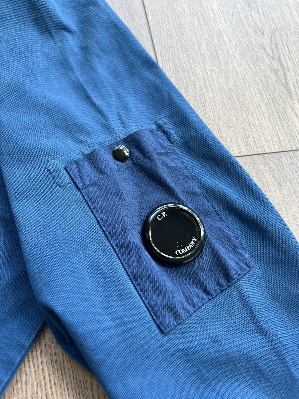 C.P. Company Sample C.P. Company Mixed Heavy Lens Sweatshirt Blue Size US L / EU 52-54 / 3 - 6 Thumbnail