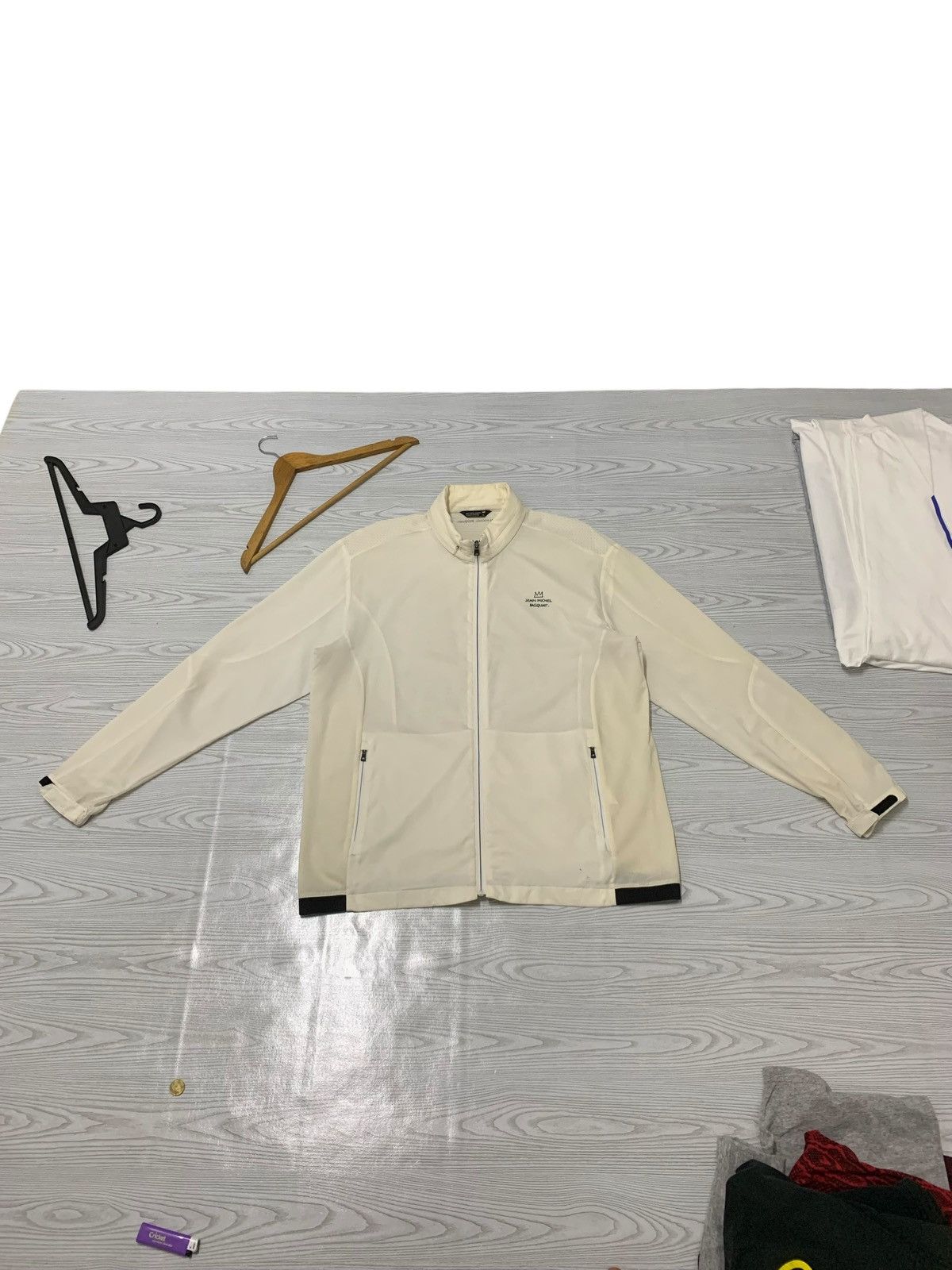 Vintage Jean Michel Basquiat Light Jacket with Hidden Hood