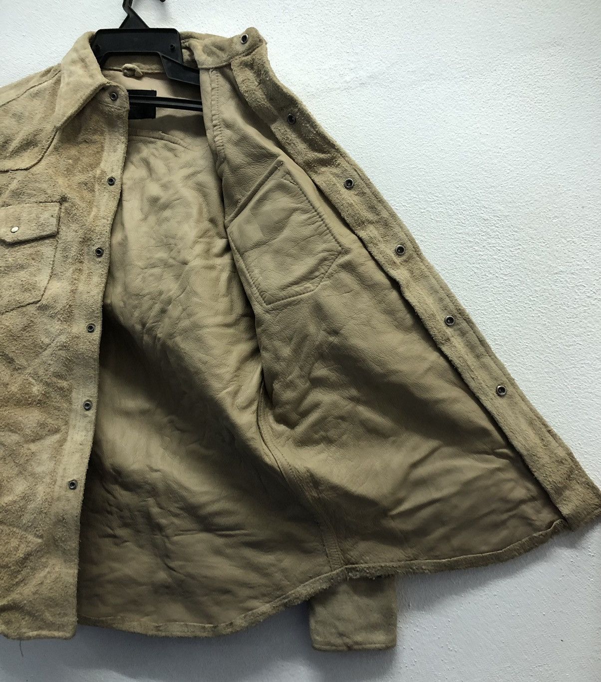 Leather × Vintage Trans Continents Genuine Cowhide Western-Style Leather Shirt Size US M / EU 48-50 / 2 - 9 Thumbnail