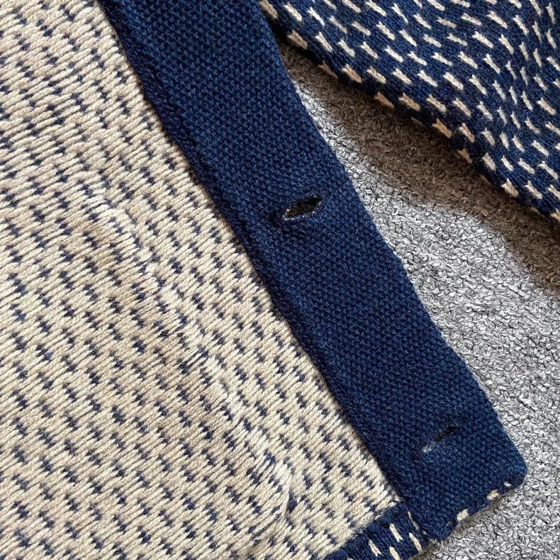 RRL Ralph Lauren RRL Ralph Lauren Vintage Indigo Wool Cotton Cardigan sweat Size US S / EU 44-46 / 1 - 7 Thumbnail
