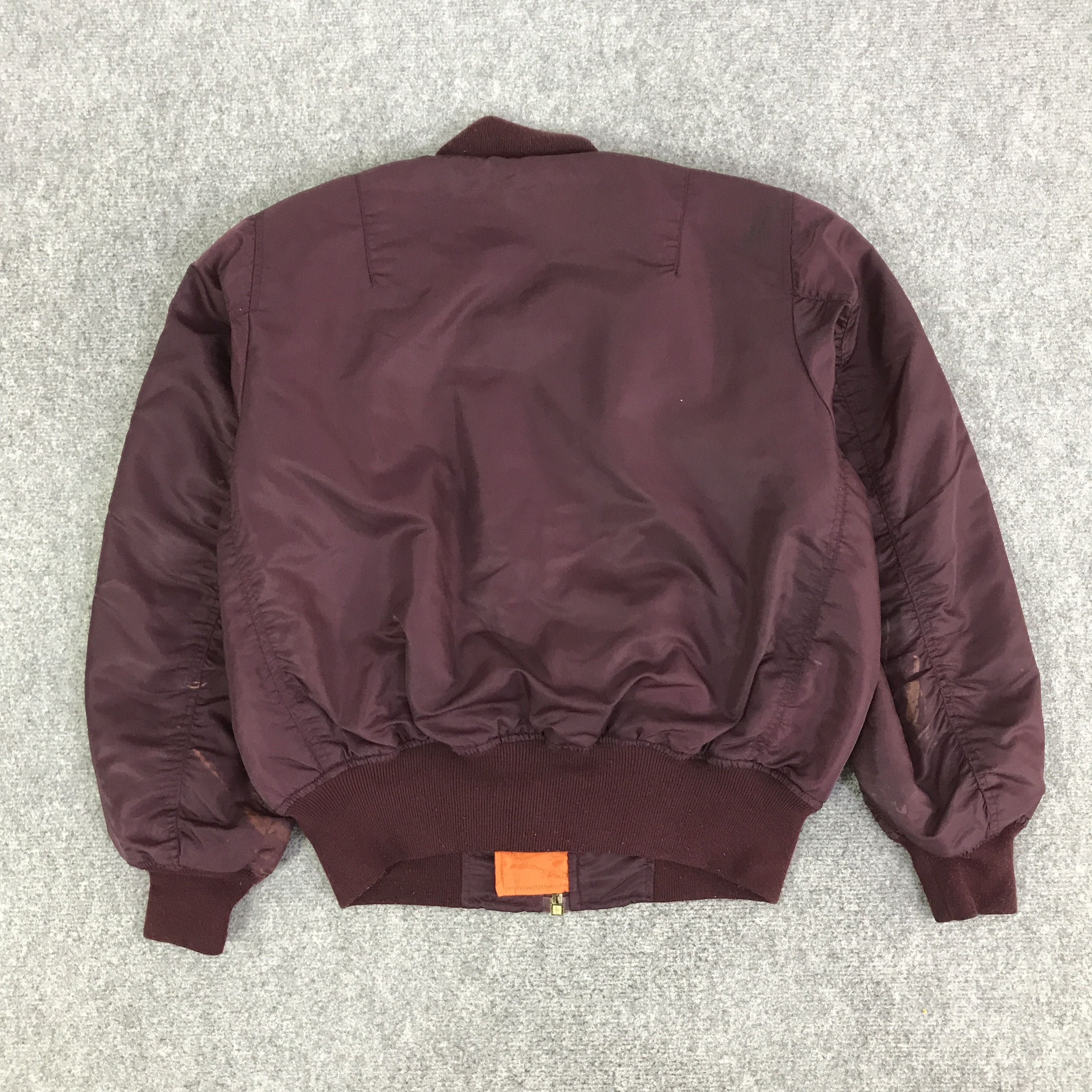 Japanese Brand AIR FORCE TYPE MA-1 DESIGN BOMBER JACKET K104B8 Size US L / EU 52-54 / 3 - 3 Thumbnail