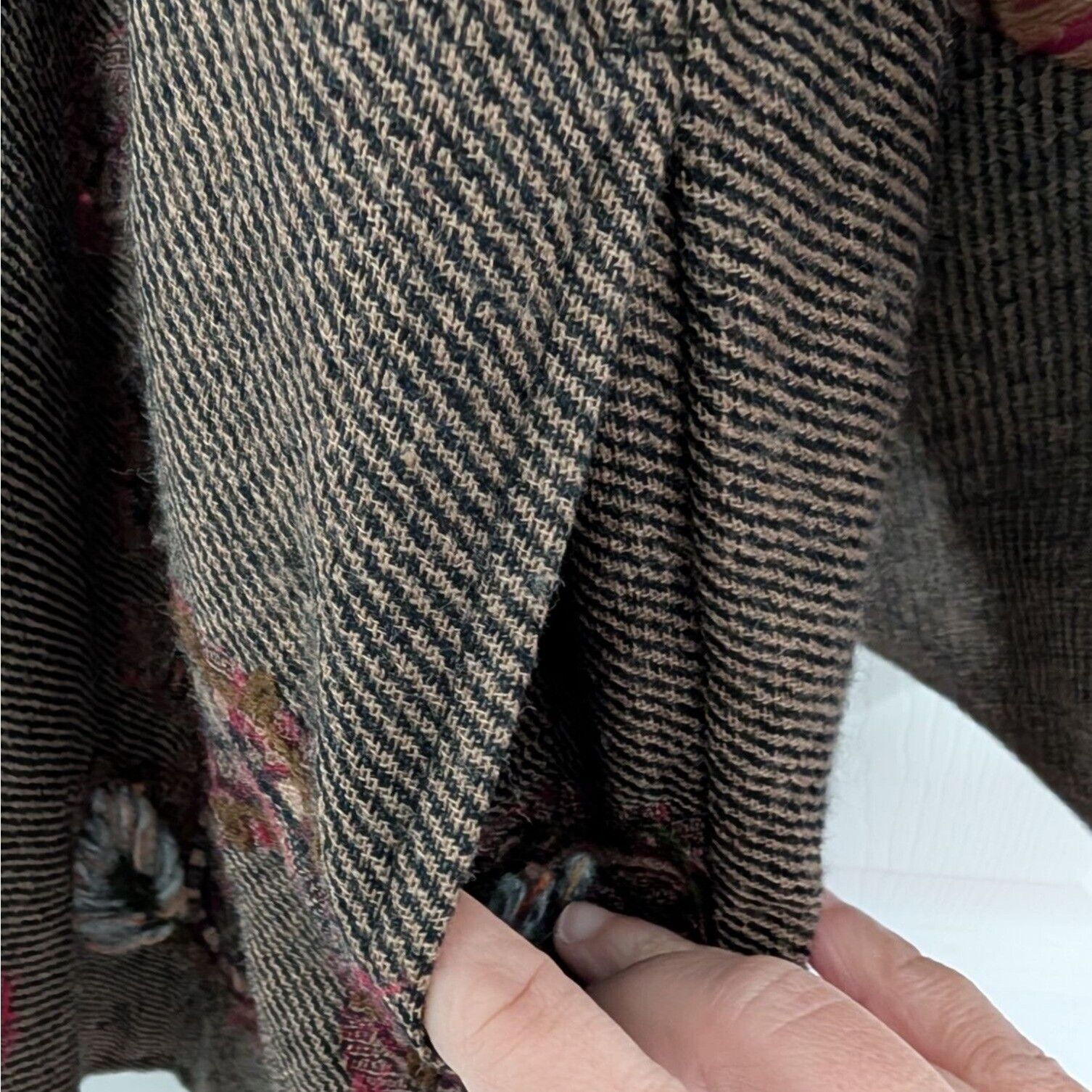 Designer Soft Surroundings Floral Izmir Tapestry Jacket Womens Size L Size L / US 10 / IT 46 - 6 Thumbnail