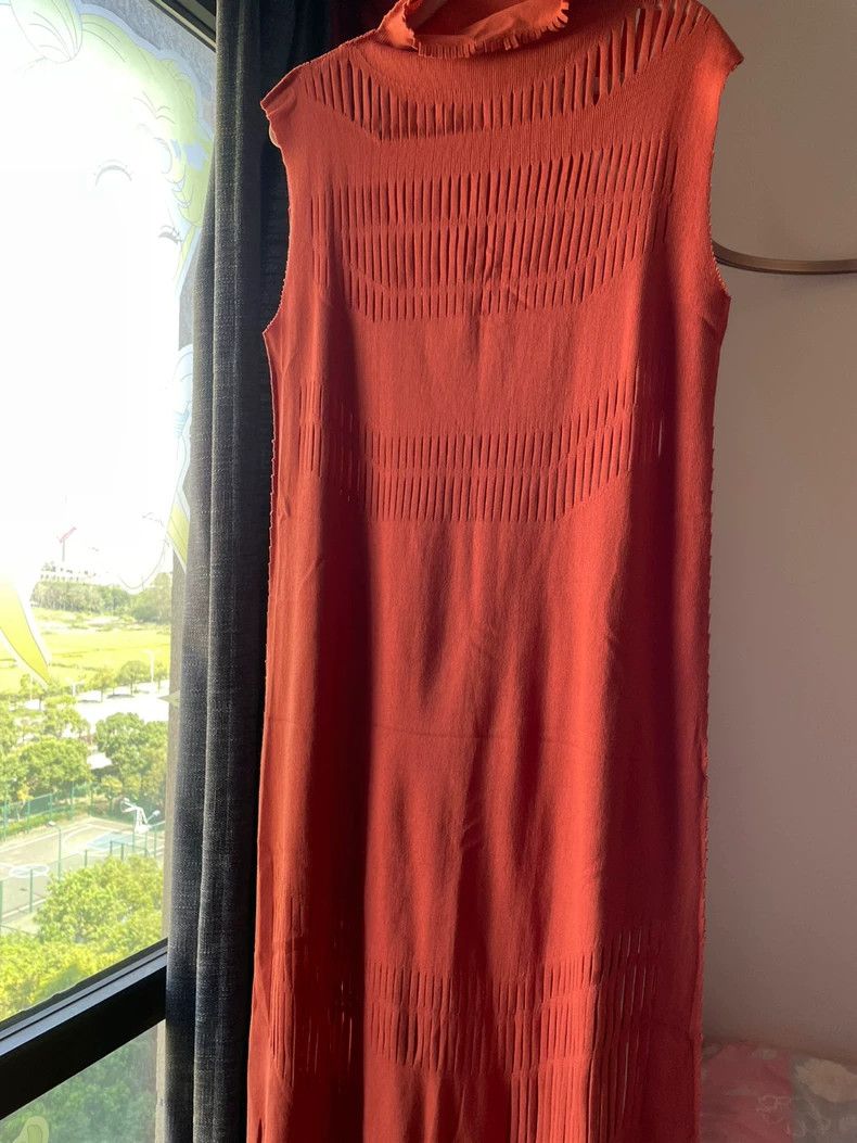 Other Issey Miyake size:2 Orange main line dress Size XS / US 0-2 / IT 36-38 - 2 Thumbnail