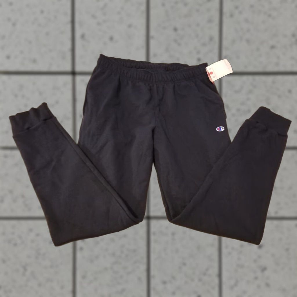 Champion Champion Pants New Mens L Black Athletic Gym Jogger Size US 33 - 1 Thumbnail