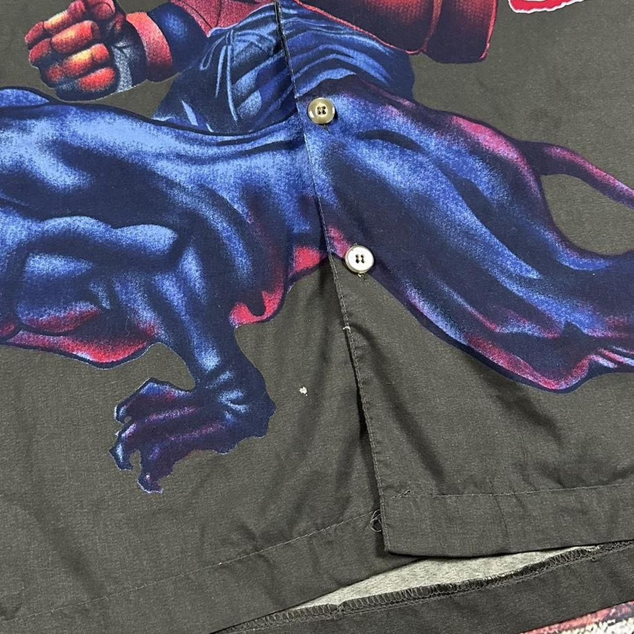 Dragonfly Y2K Reliq Japanese Anime Black Panther Short Sleeve Shirt Size US XL / EU 56 / 4 - 7 Thumbnail