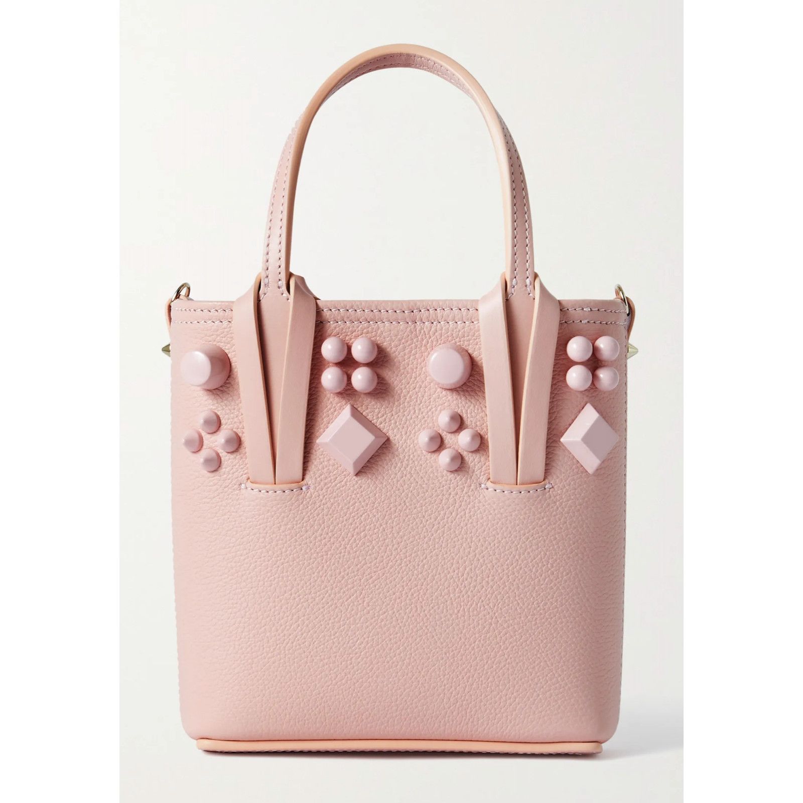 Christian Louboutin Christian Louboutin Stud Calf Leather Tote Crossbody Bag Size ONE SIZE - 1 Thumbnail