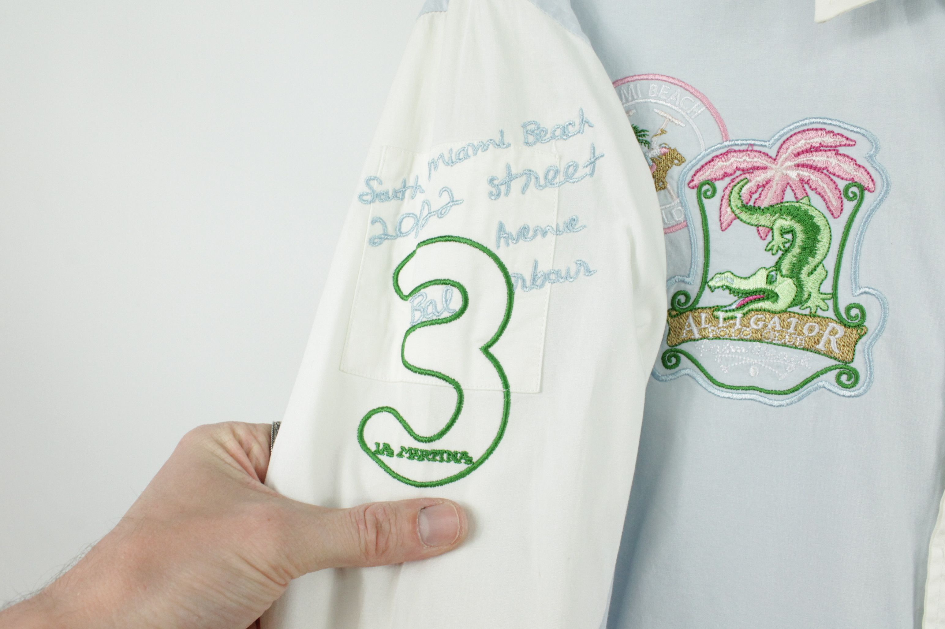 La Martina La Martina Polo Pro-Player Alligator Club Palm Beach Shirt Size US XXL / EU 58 / 5 - 8 Thumbnail
