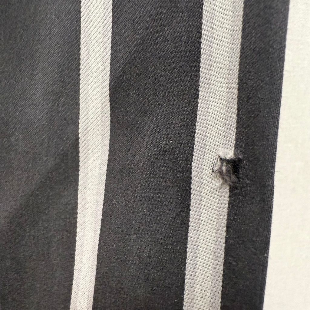 BUGATCHI Men's Bugatchi Button Down Shirt Med Black/White Striped Size US M / EU 48-50 / 2 - 11 Thumbnail