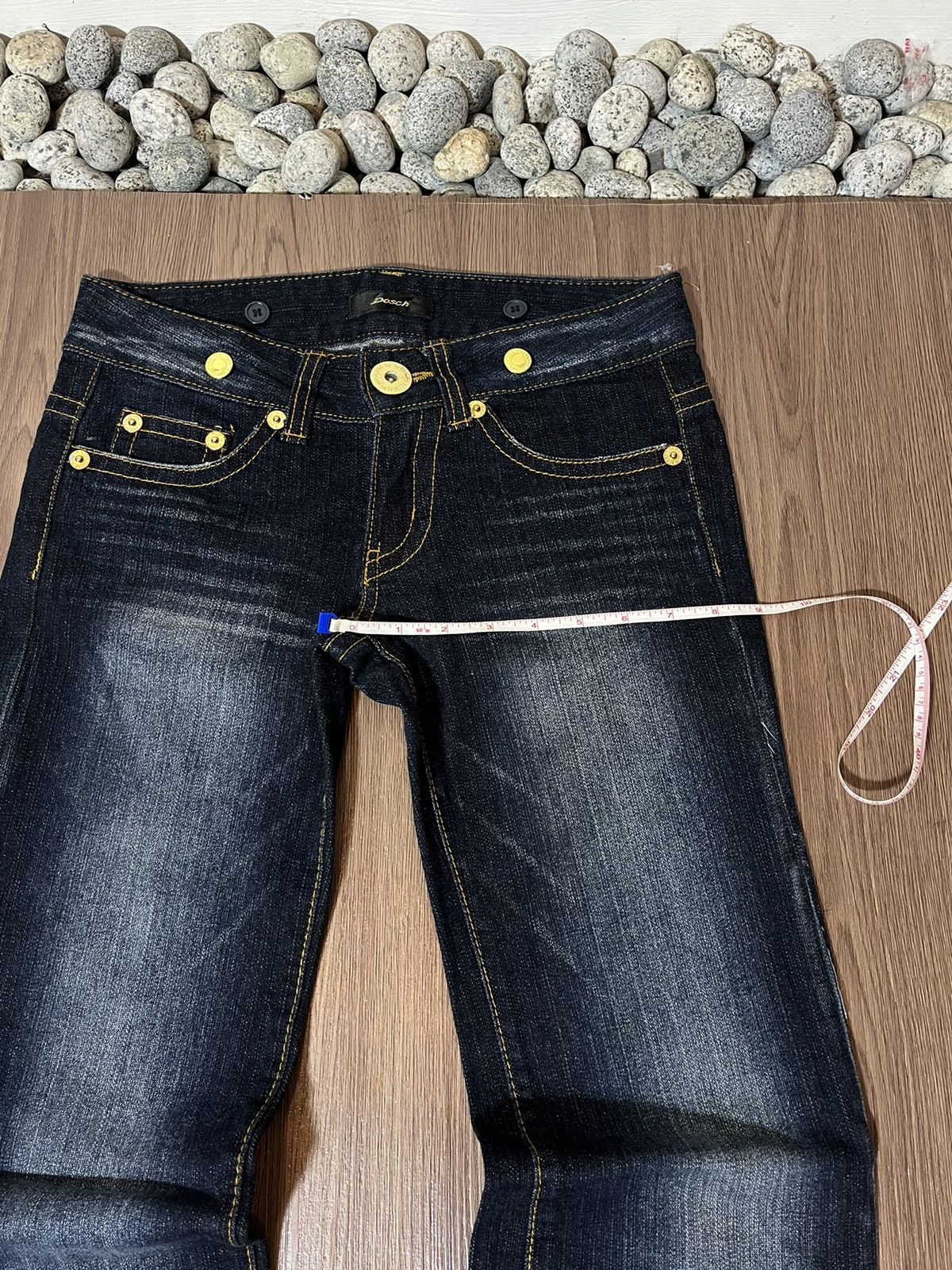 Designer × If Six Was Nine × Japanese Brand Dosch Japan low rise flare washed denim ifsixwasnine style Size US 29 - 15 Thumbnail