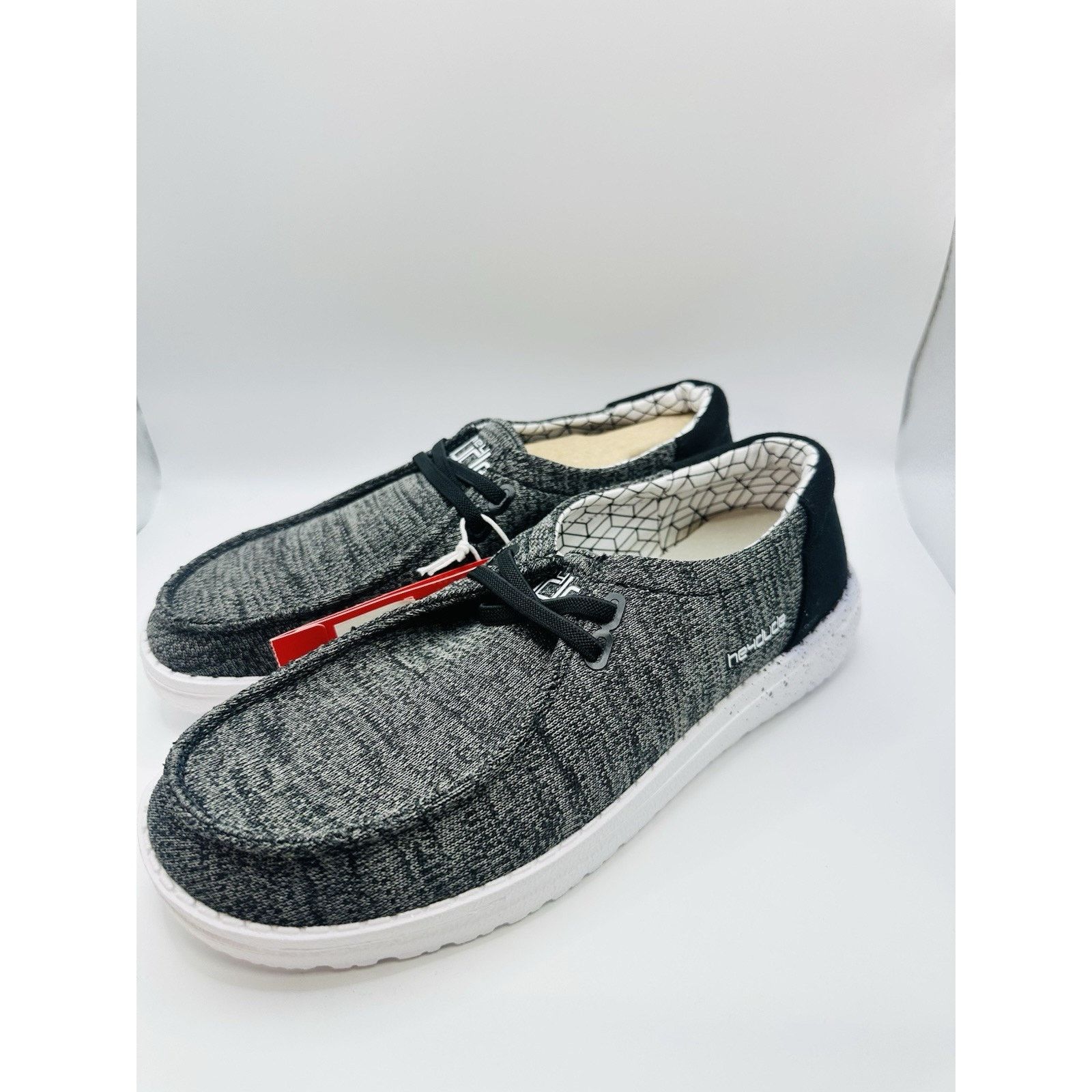 Other Size 7 - Hey Dude Women's Wendy Rise Sox-Total Black Silver Size US 7 / IT 37 - 3 Thumbnail
