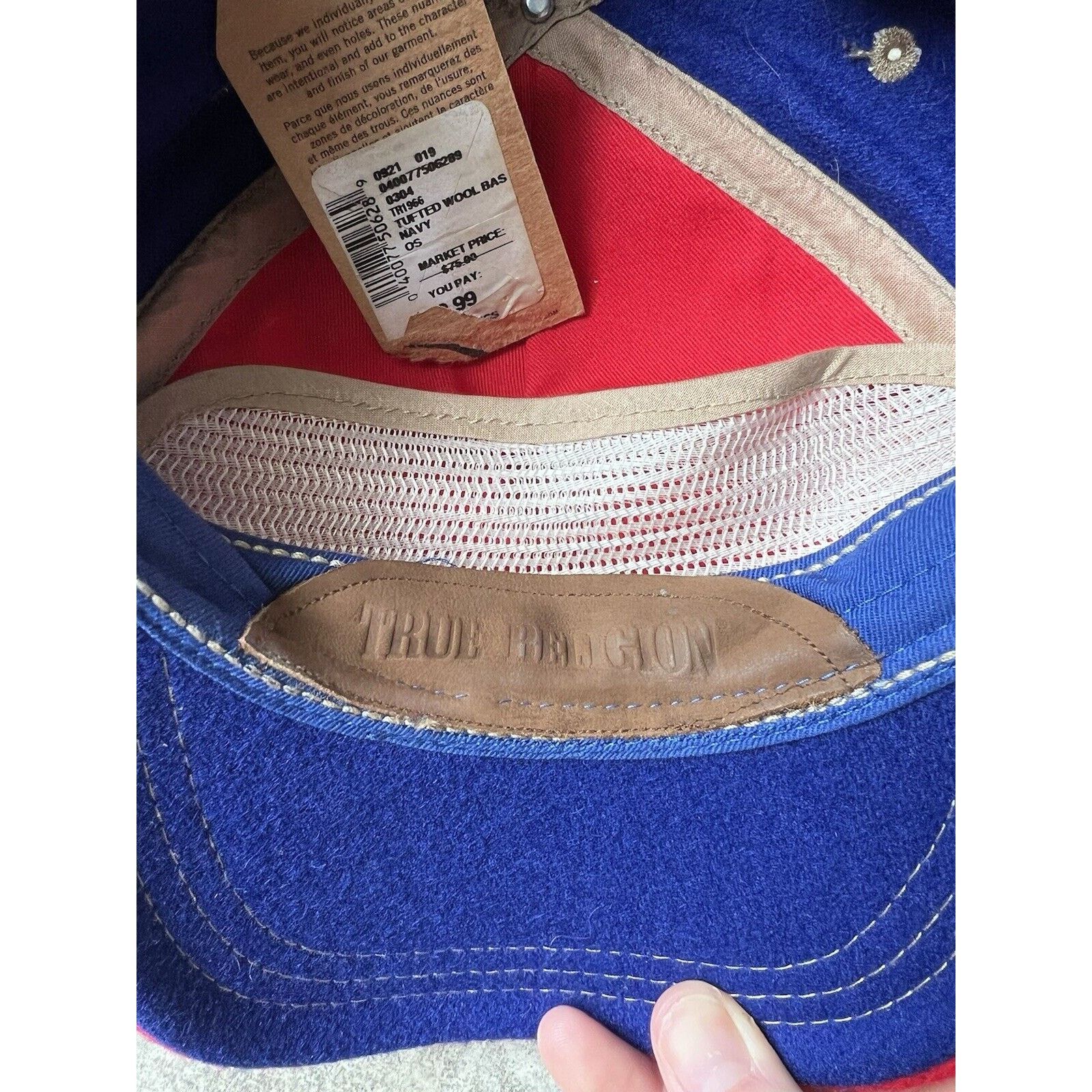 True Religion NWT True Religion Hat Rare Y2K Distressed Vintage Wool Size ONE SIZE - 6 Thumbnail