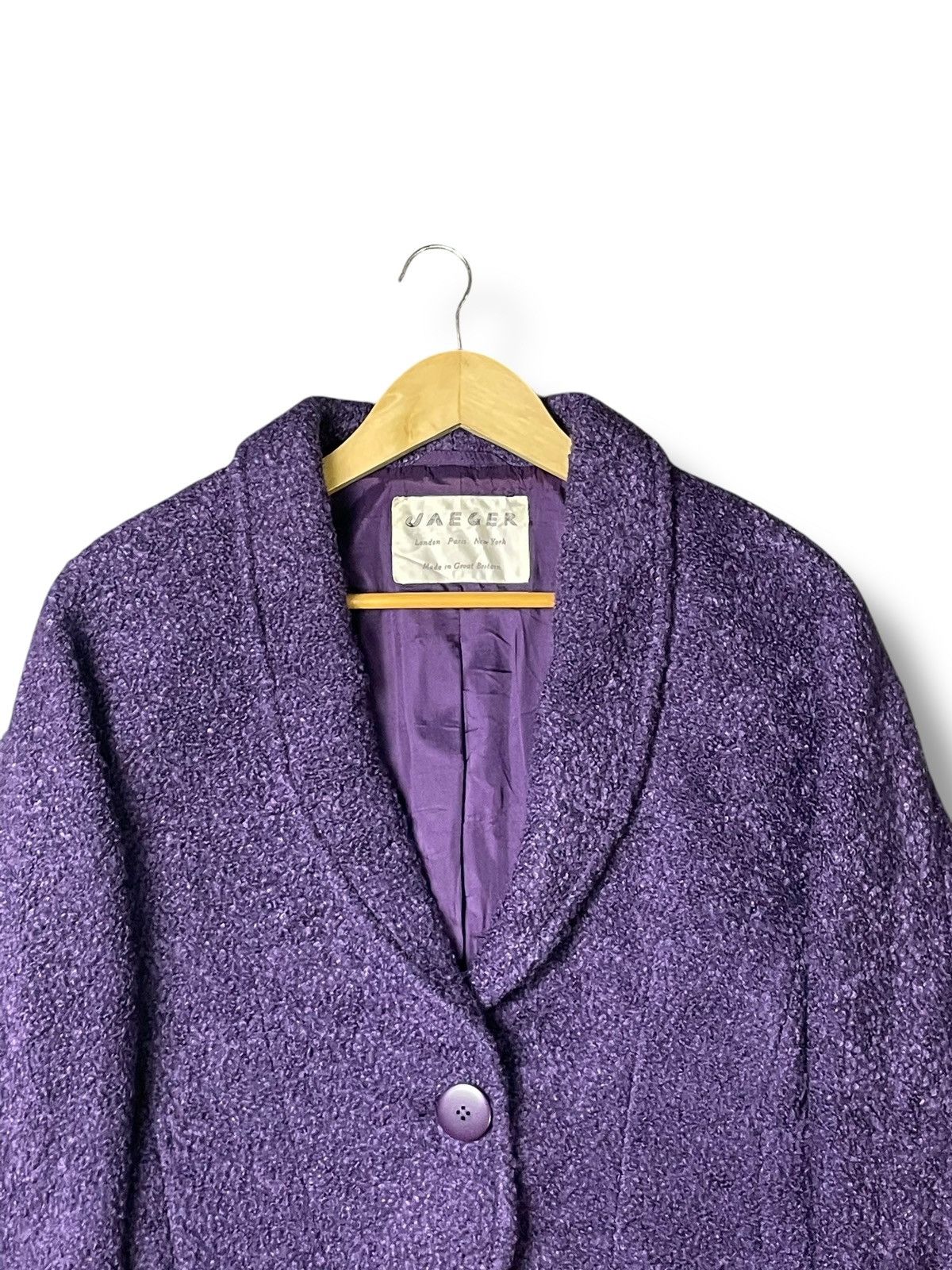 Jaeger × Vintage Vintage Jaeger Wool Crop Jacket (50) Size US XS / EU 42 / 0 - 4 Thumbnail