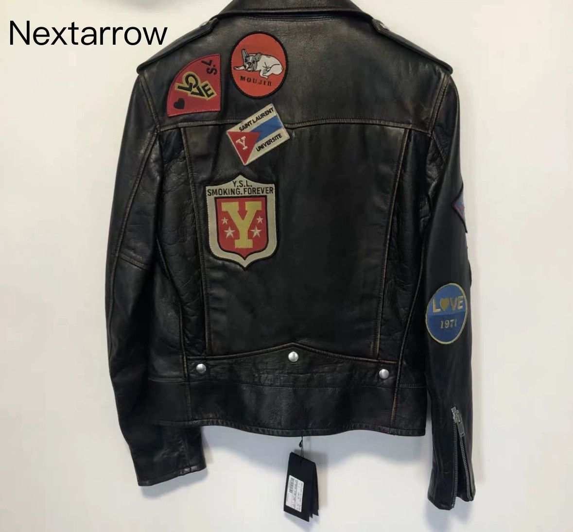 Saint Laurent Paris × Yves Saint Laurent Saint Laurent Paris leather jacket, brand leather jacket Size US S / EU 44-46 / 1 - 2 Thumbnail