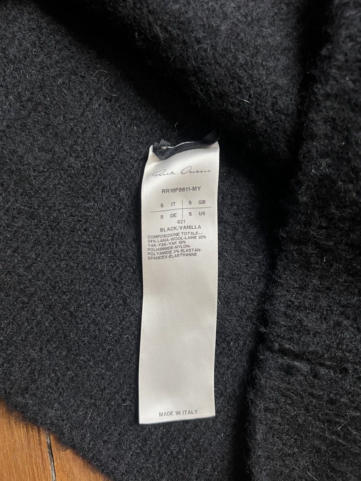 Rick Owens Rick Owens FW16 Mastodon Runway Yak Sweater Size US S / EU 44-46 / 1 - 5 Thumbnail