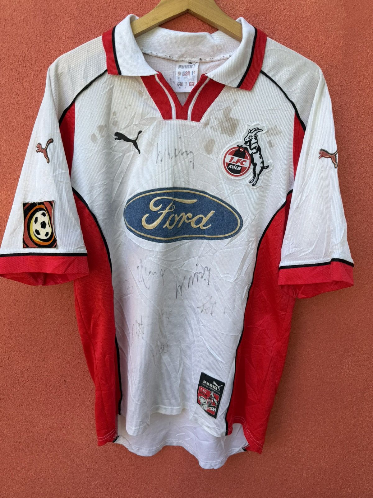 Puma 1.FC Koln Matchworn x Wollitz x Number 10 Size US M / EU 48-50 / 2 - 2 Thumbnail