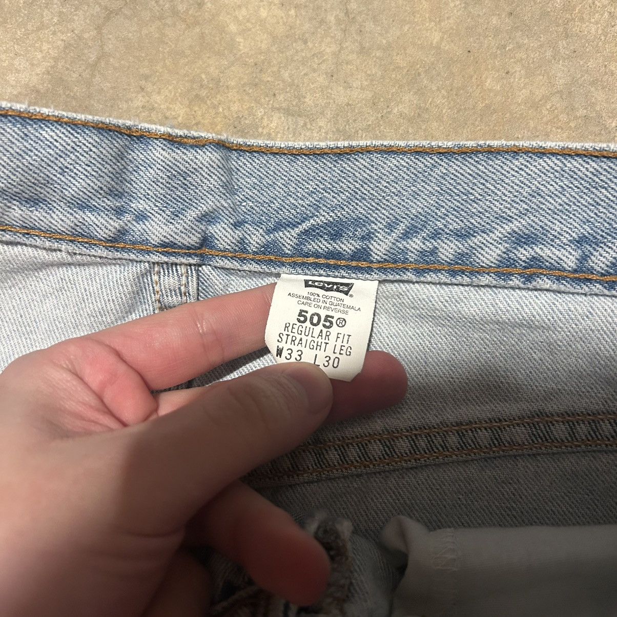 Levi's × Vintage Essential Vintage 90s Levi’s 505 Light Wash Jeans Size US 31 - 10 Thumbnail