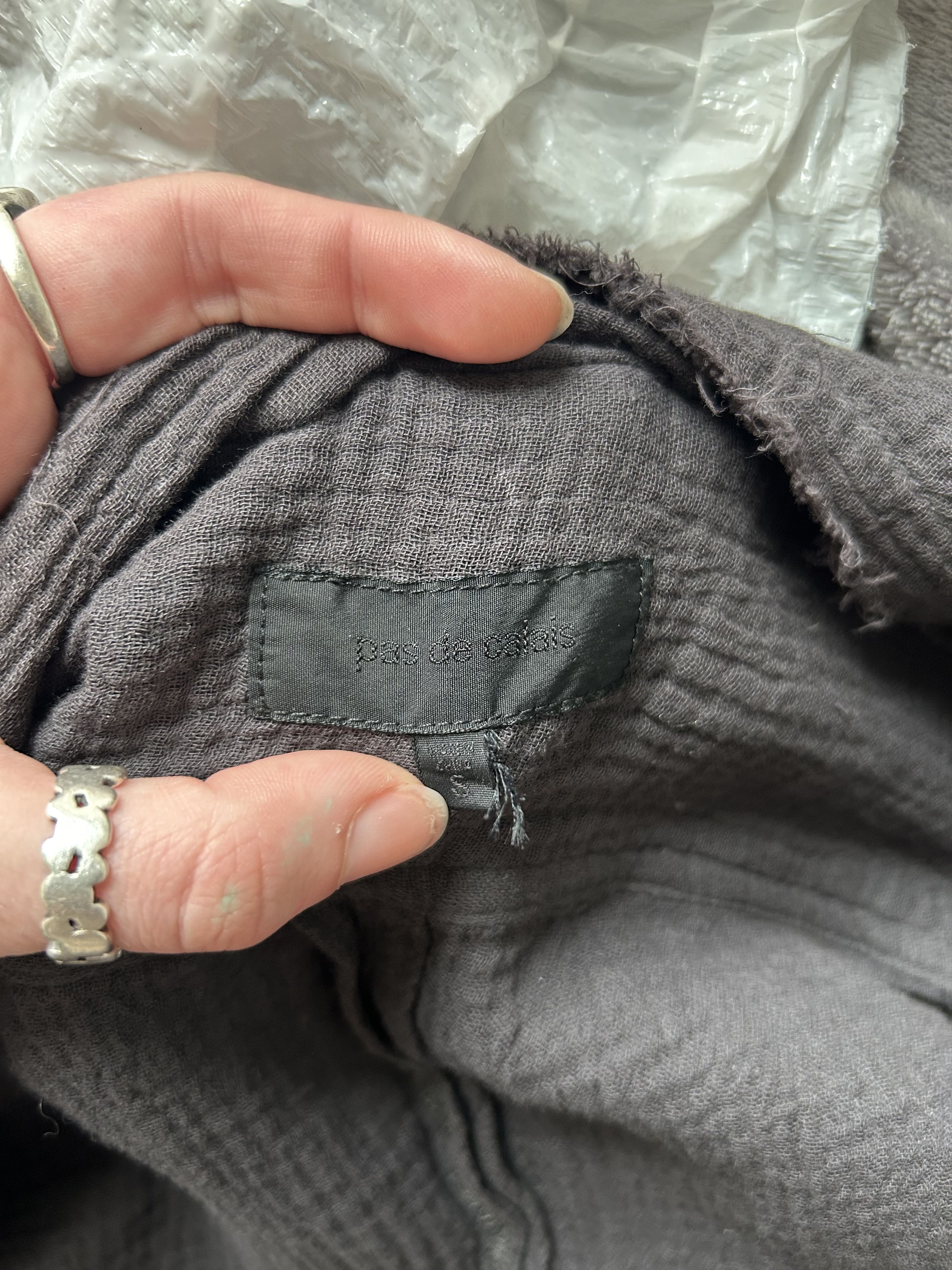 Pas de Calais Pas de Calais Dark grey layering piece Size S / US 4 / IT 40 - 3 Thumbnail