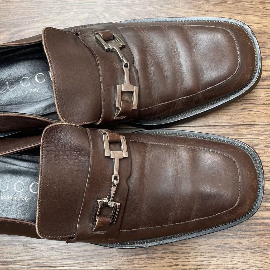 Gucci Vintage Brown Gucci Loafer EU40.5 US7.5 Size US 7.5 / EU 40-41 - 8 Thumbnail