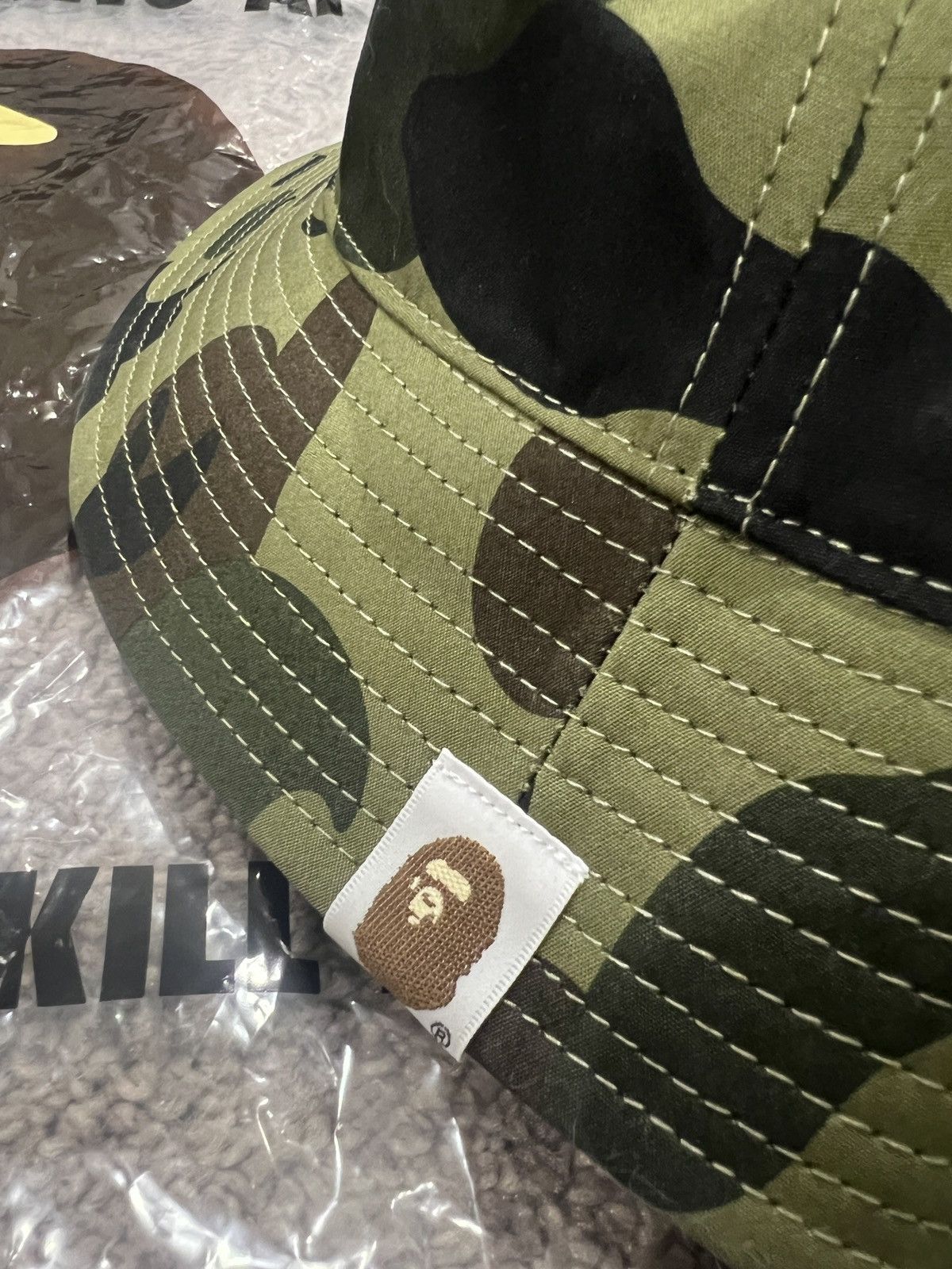 Bape Brand new A bathing ape Bape 1st camo bucket hat medium Size ONE SIZE - 3 Thumbnail