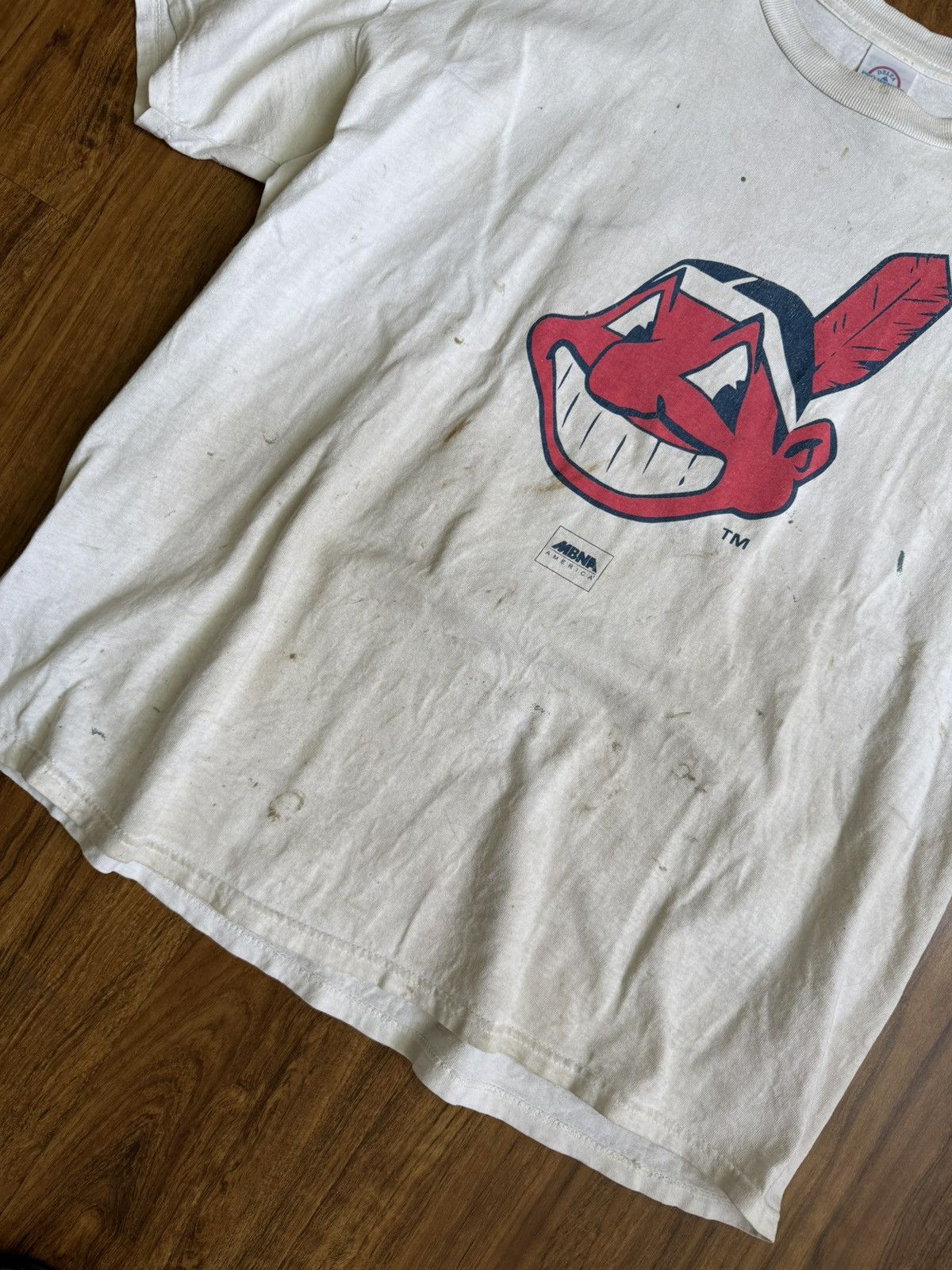 MLB × Vintage Vintage Rare 90s Cleveland Indians Guardians XL smoked Size US XL / EU 56 / 4 - 3 Thumbnail