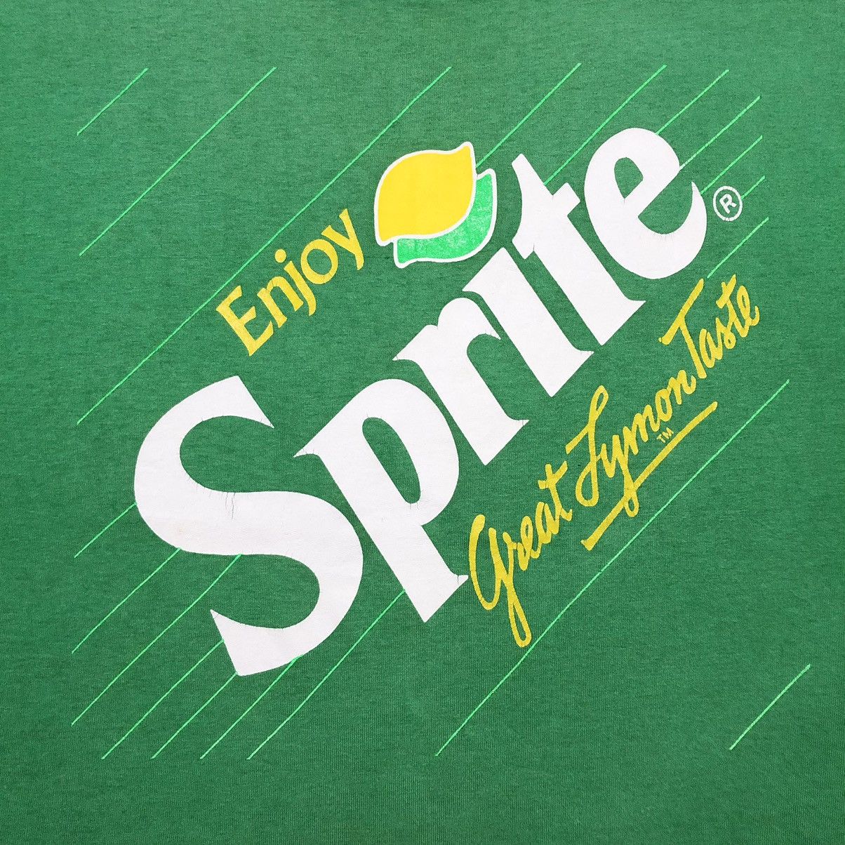 Vintage Rare‼️🔥Vintage Sprite Logo Single Stitch T-Shirt Size US L / EU 52-54 / 3 - 7 Thumbnail
