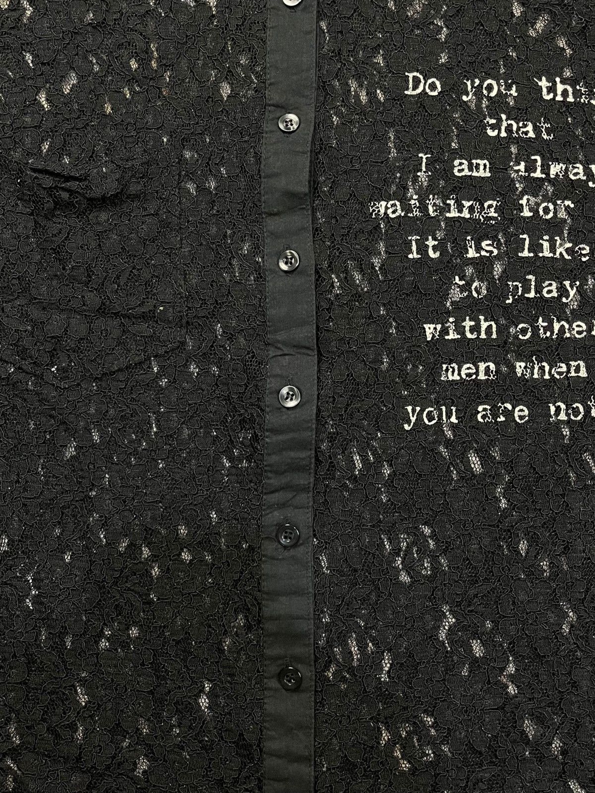 14th Addiction 2000s Laguna Moon - Chrochet Poem Shirt Size US M / EU 48-50 / 2 - 5 Thumbnail