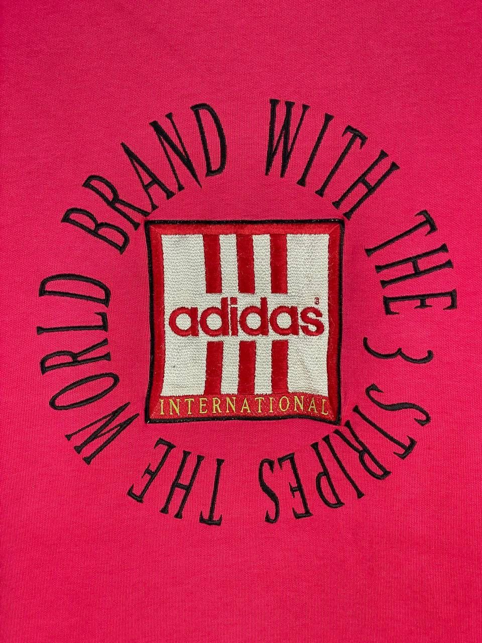 Adidas Vintage 90s adidas sweatshirt jumpuer pullover size L Size US L / EU 52-54 / 3 - 7 Thumbnail