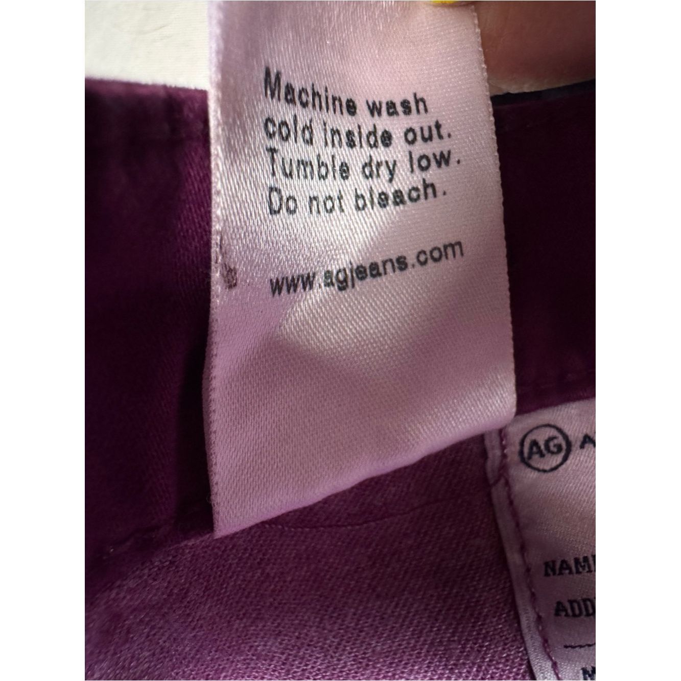 AG Adriano Goldschmied AG Adriano Goldschmied The Legging Super Skinny Coated Purp Size 27" / US 4 / IT 40 - 8 Thumbnail
