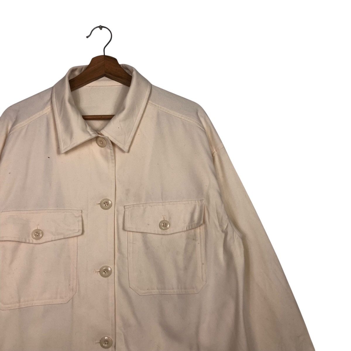 Japanese Brand 📌Vintage Wool Chore Jacket GU Japan Trucker Issey Miyake Size US XXL / EU 58 / 5 - 7 Thumbnail