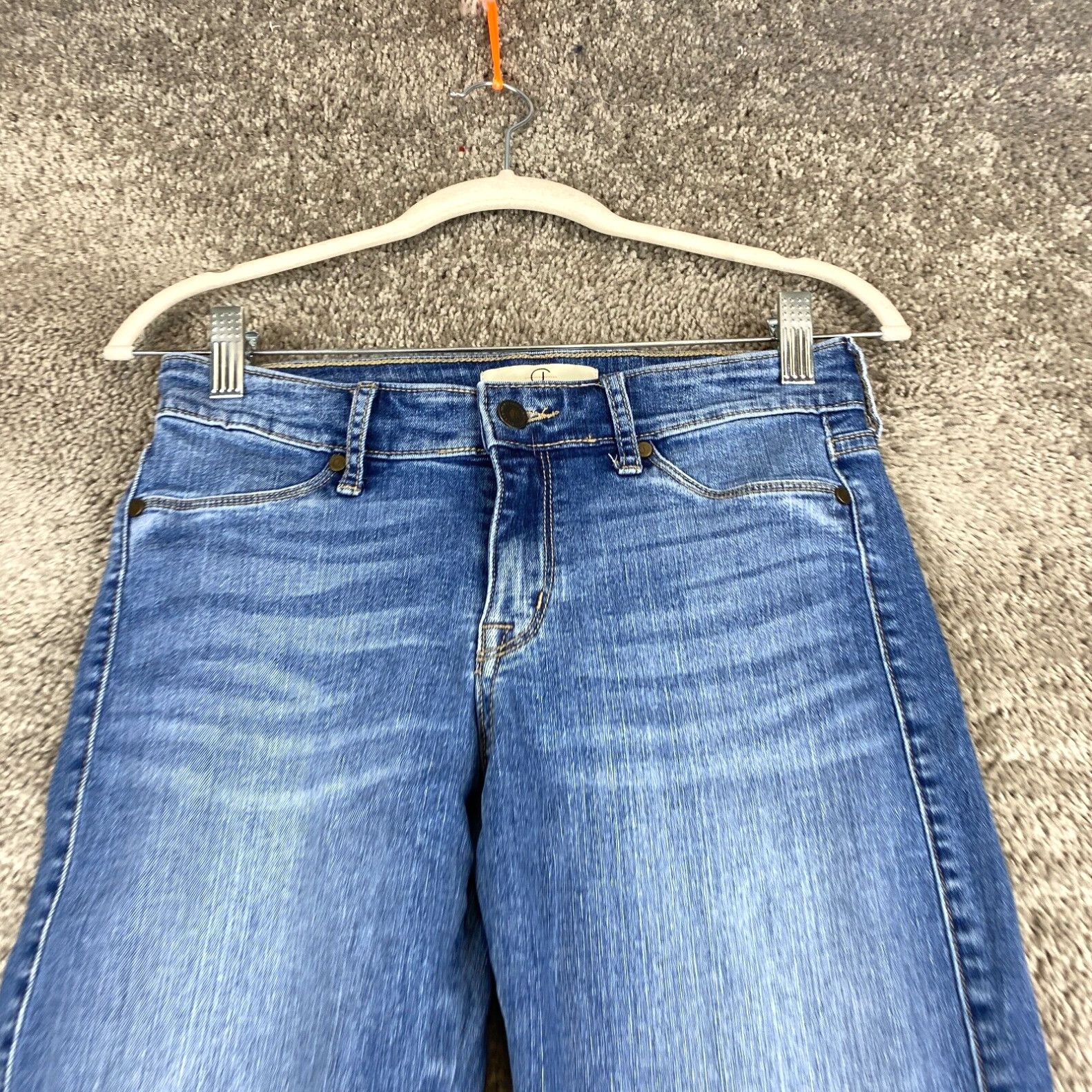 Vintage CJ by Cookie Johnson Believe Crop Jeans Women's 26 Blue Low ...